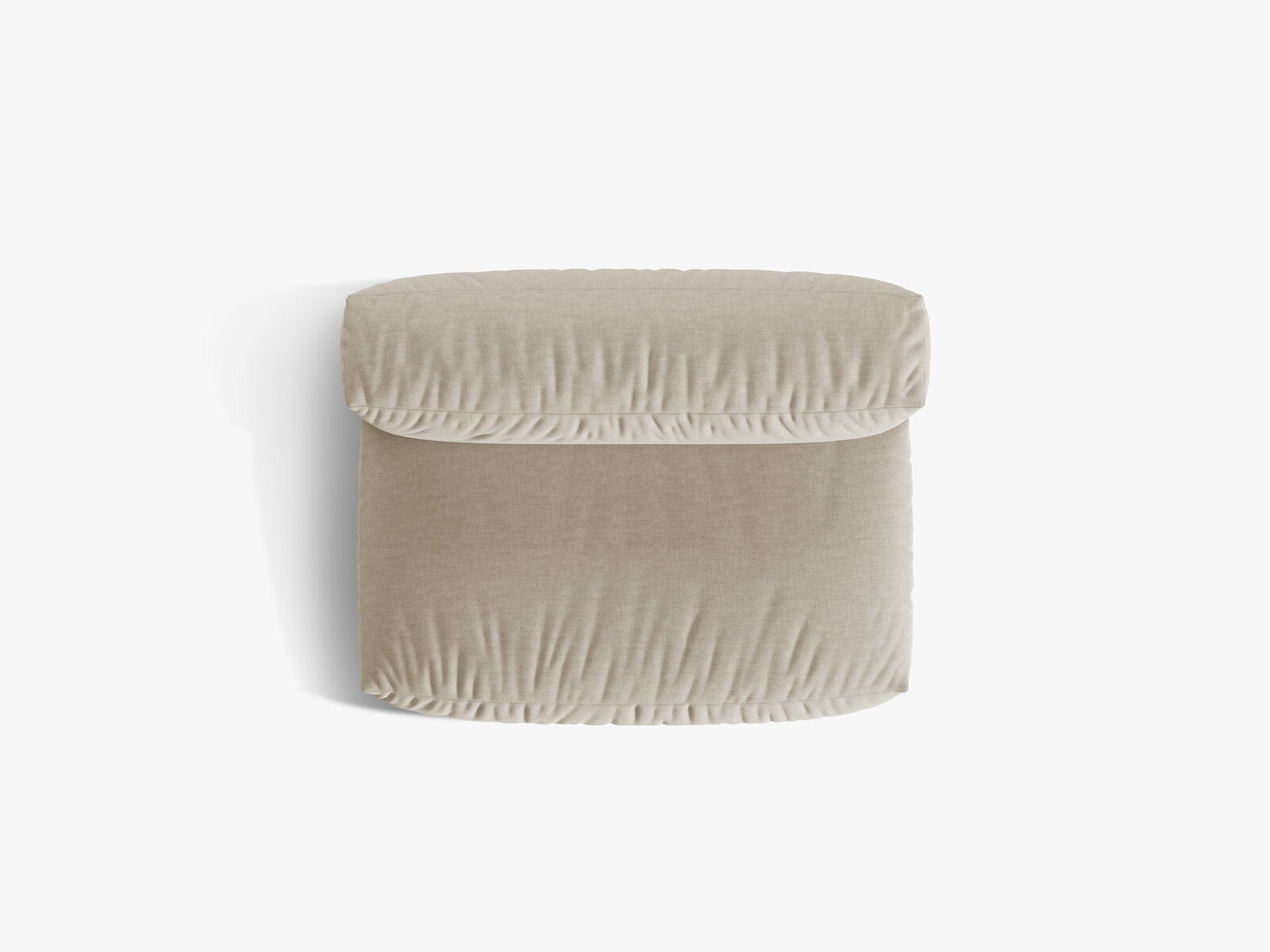 Micadoni Modul Martina 1-Sitzer Groß Strukturierter Stoff Boston Helles Beige