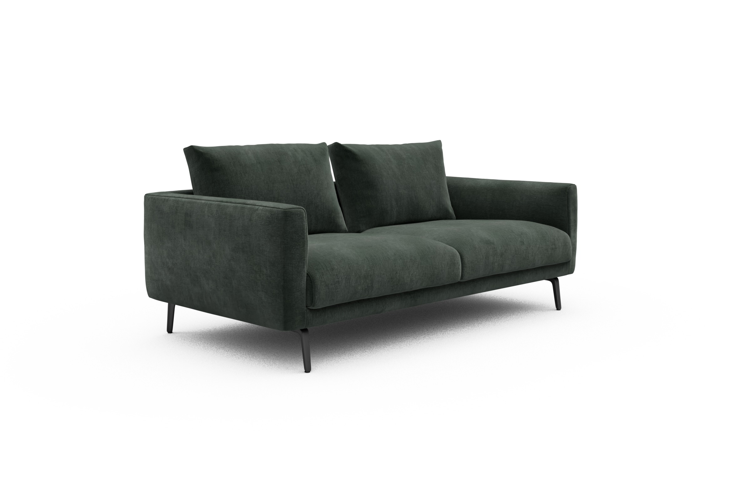 Sofa Karl 2-5-Sitzer Smooth-Laurel-Green