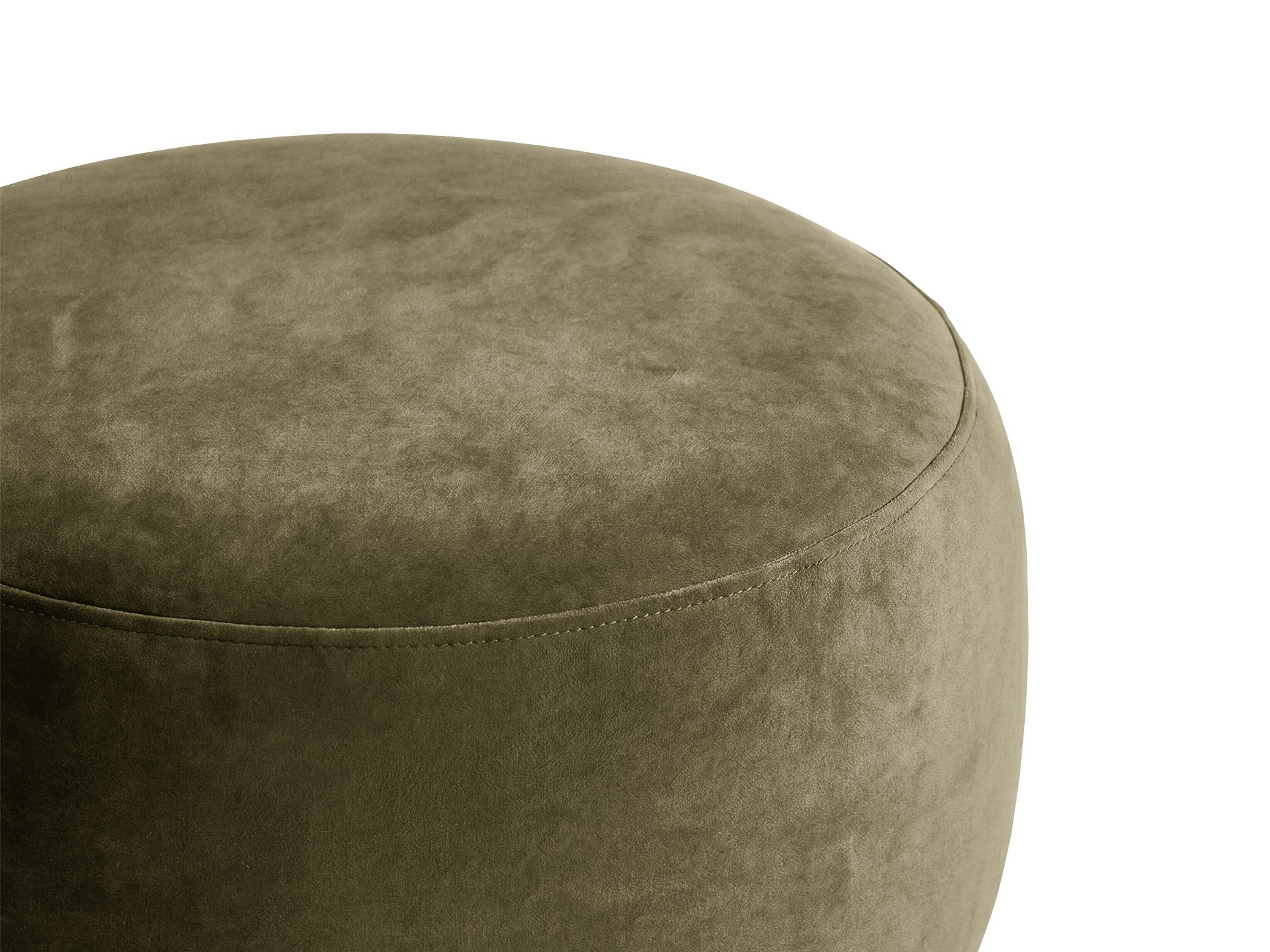 Micadoni Amalta Pouf Samt Salvador Grün
