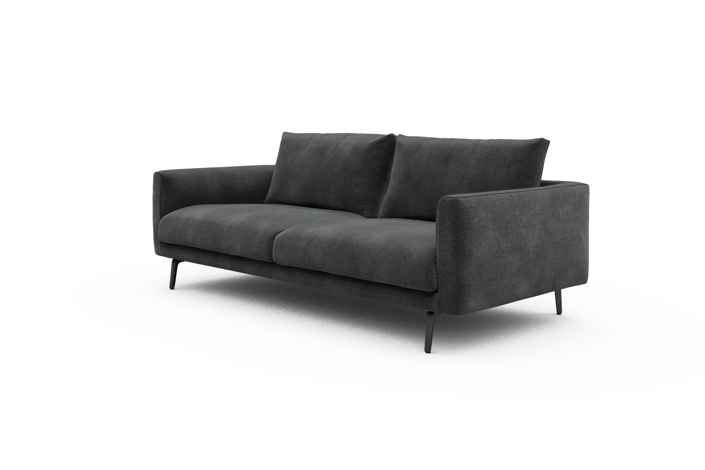 Sofa Karl 3-Sitzer Smooth-Deep-Warm-Grey