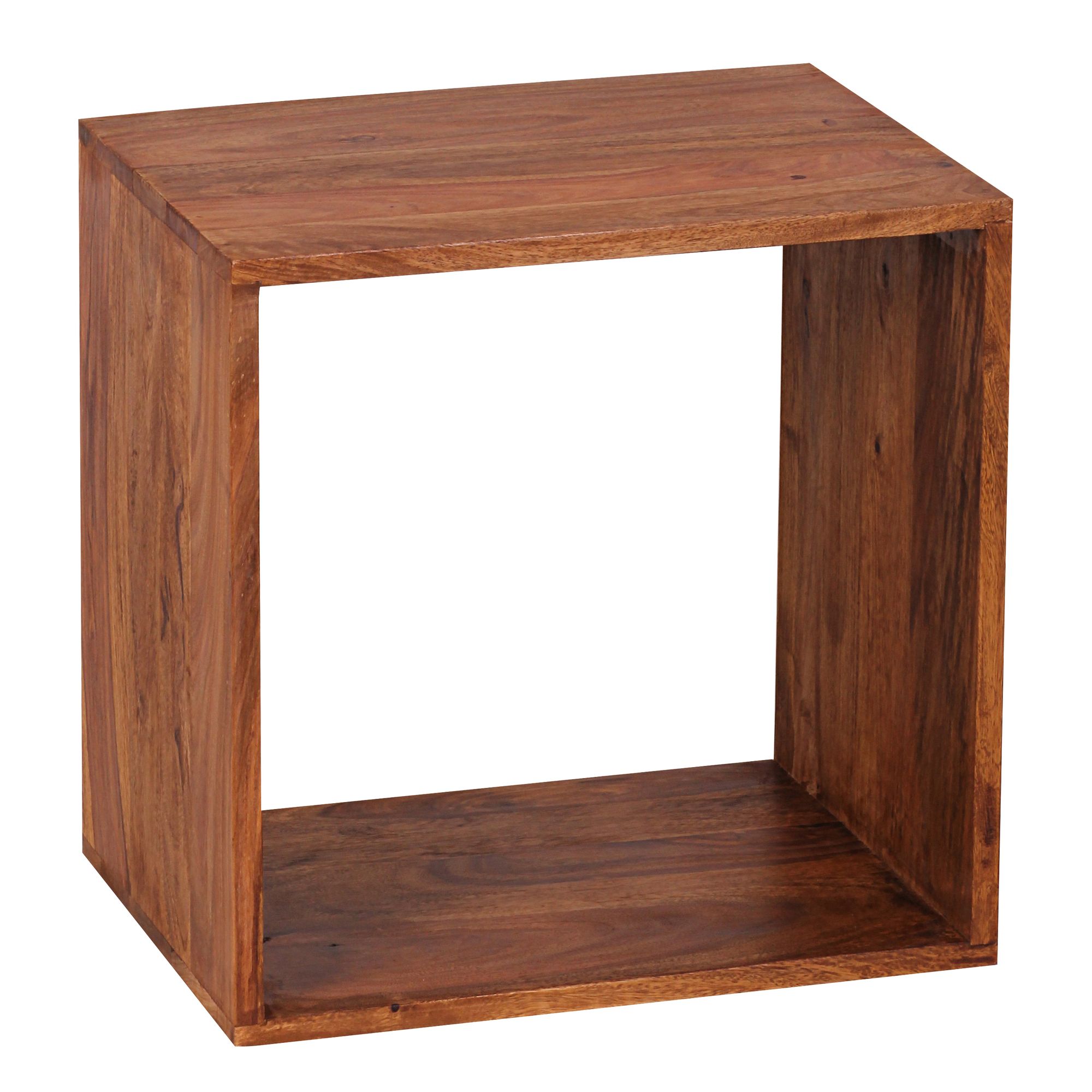 Standregal Aalvik Massivholz Sheesham 43,5 × 33 × 43,5 cm