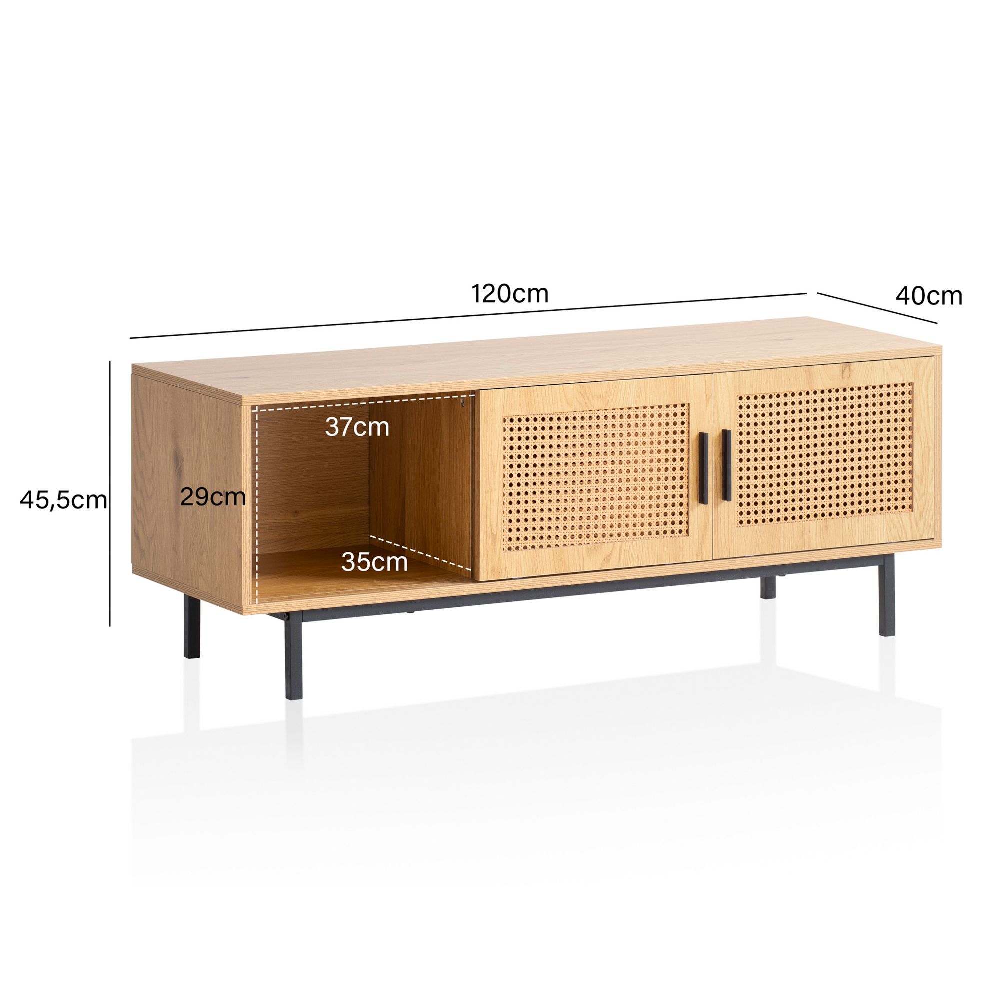Lowboard Tromoy Braun 120 × 40 × 45,5 cm