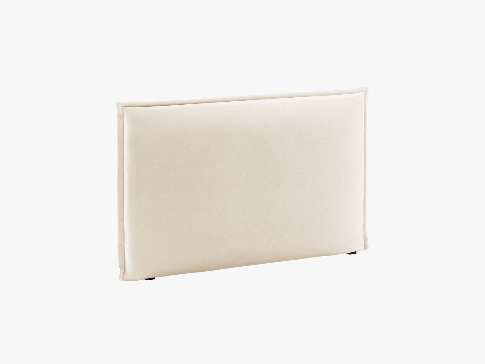 Micadoni Monica Samtiger Kopfteil 140 cm (H 95 cm) Samt Paris Beige 200x95