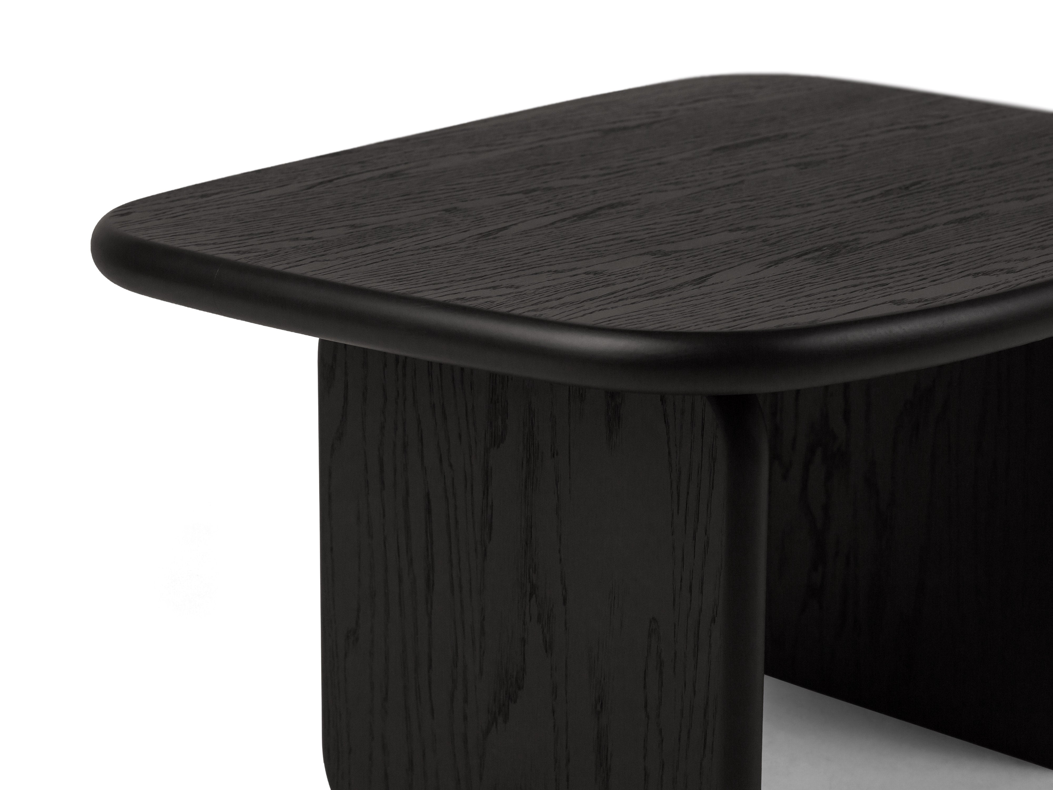 Micadoni Lana Kaffeetisch 75 cm Schwarze Eiche