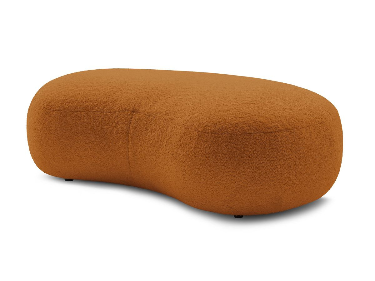 Bobochic Saint-germain Pouf Bouclé-Stoff Gelb