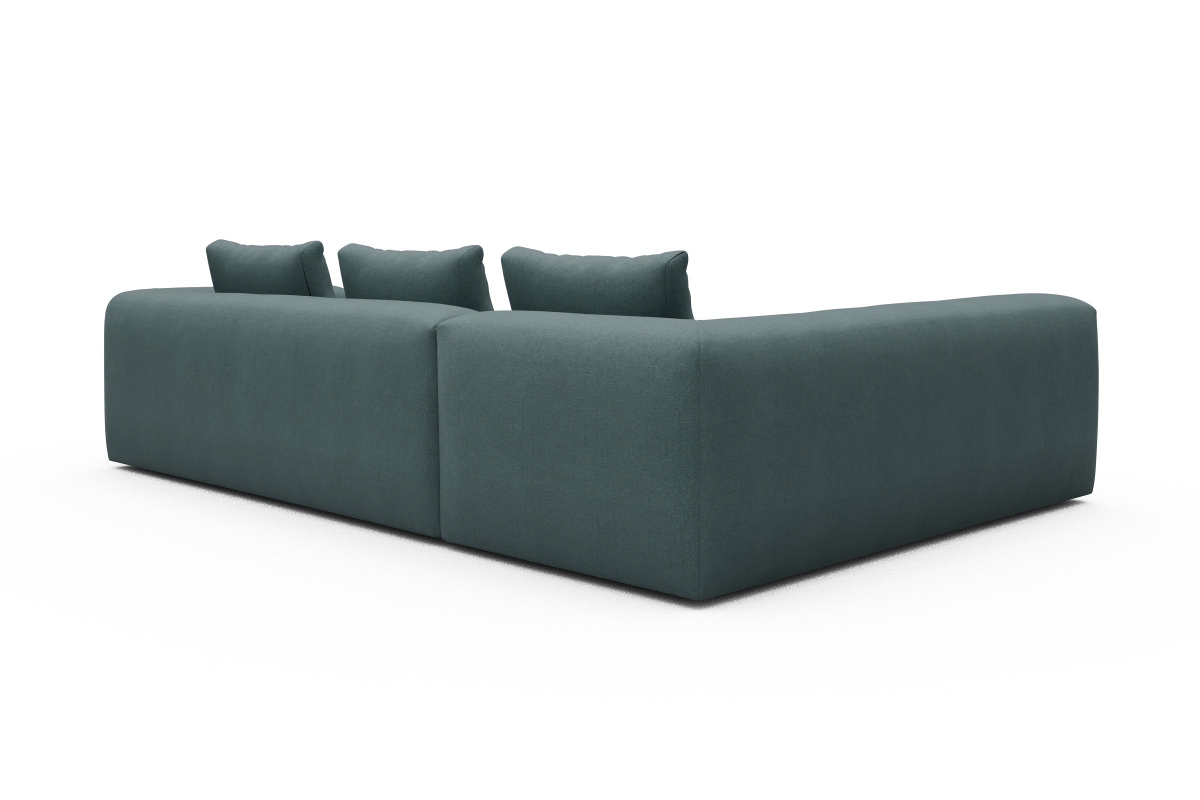 Ecksofa Fred 2x 2,5-Sitzer links offen Satya-Niagara