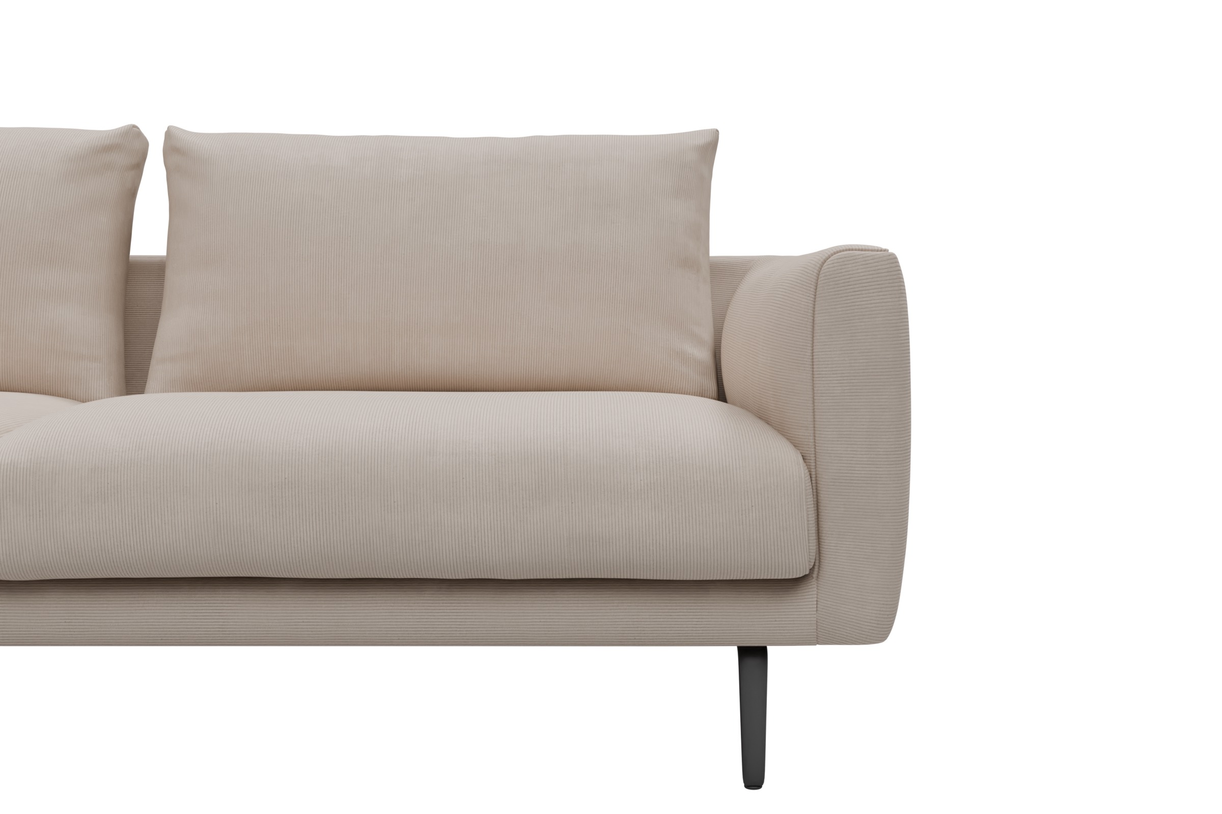 Sofa Karl 2-5-Sitzer Cordufine-Off-White