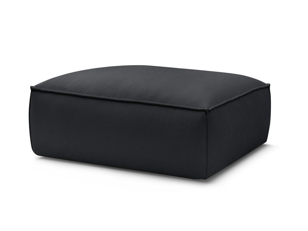 Bobochic Boheme Pouf Cordsamt Schwarz