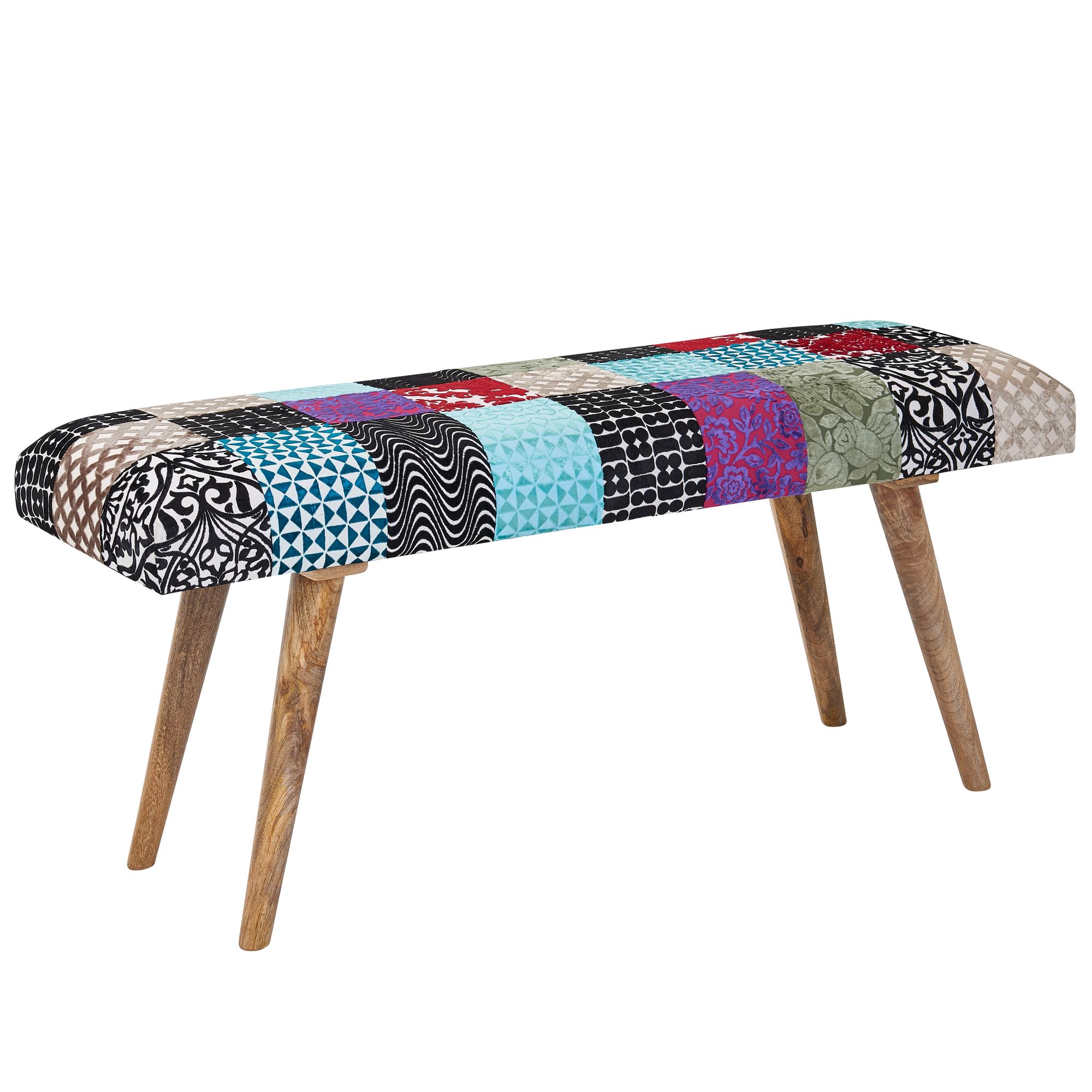 Sitzbank Hjalteyri Samt Bunt 117 × 38 × 51 cm