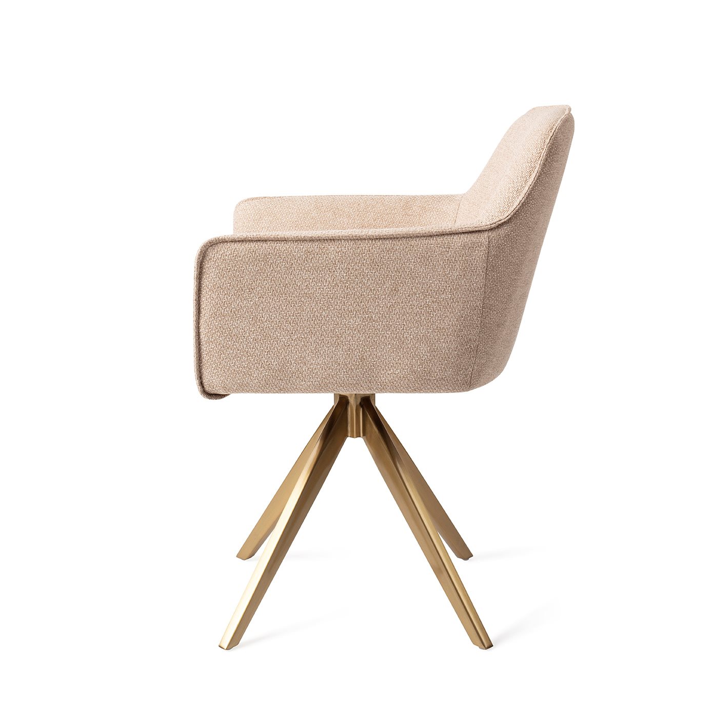 Jesper Home Esszimmerstuhl Hofu Wild-Walnut Turn Gold