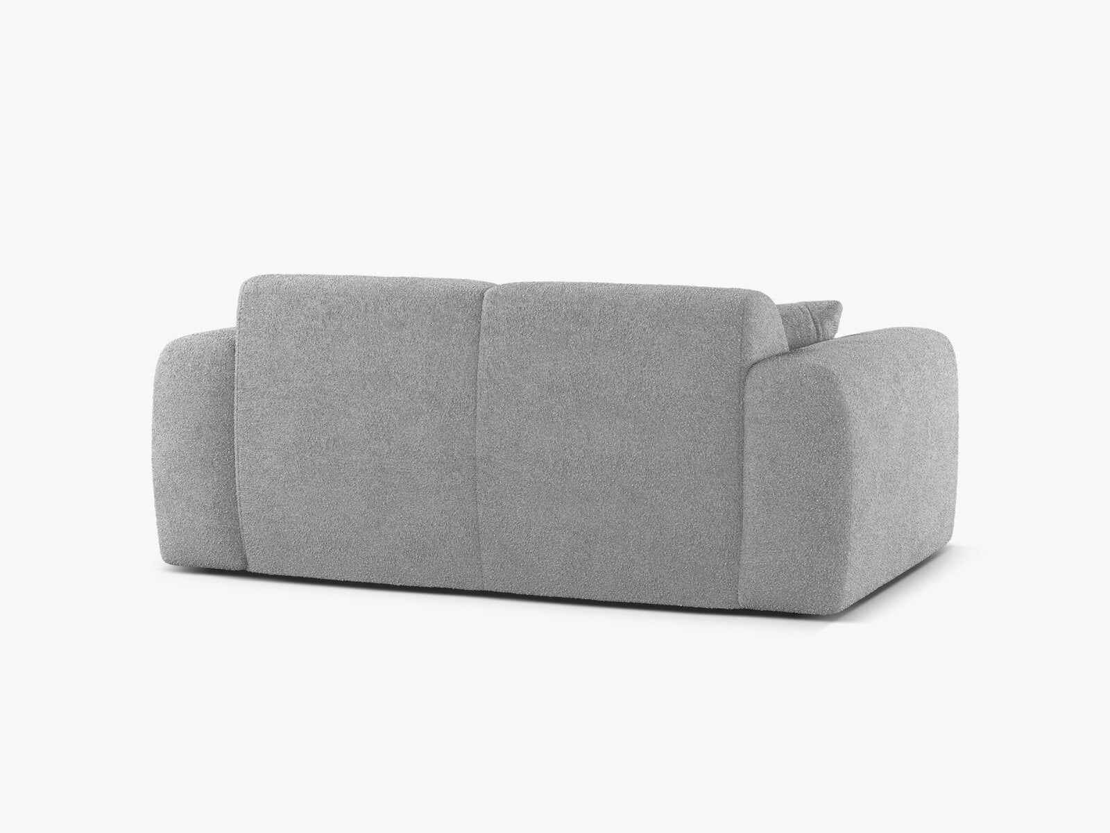 Micadoni Sofa Molino 2-Sitzer Boucle Baloo Hellgrau