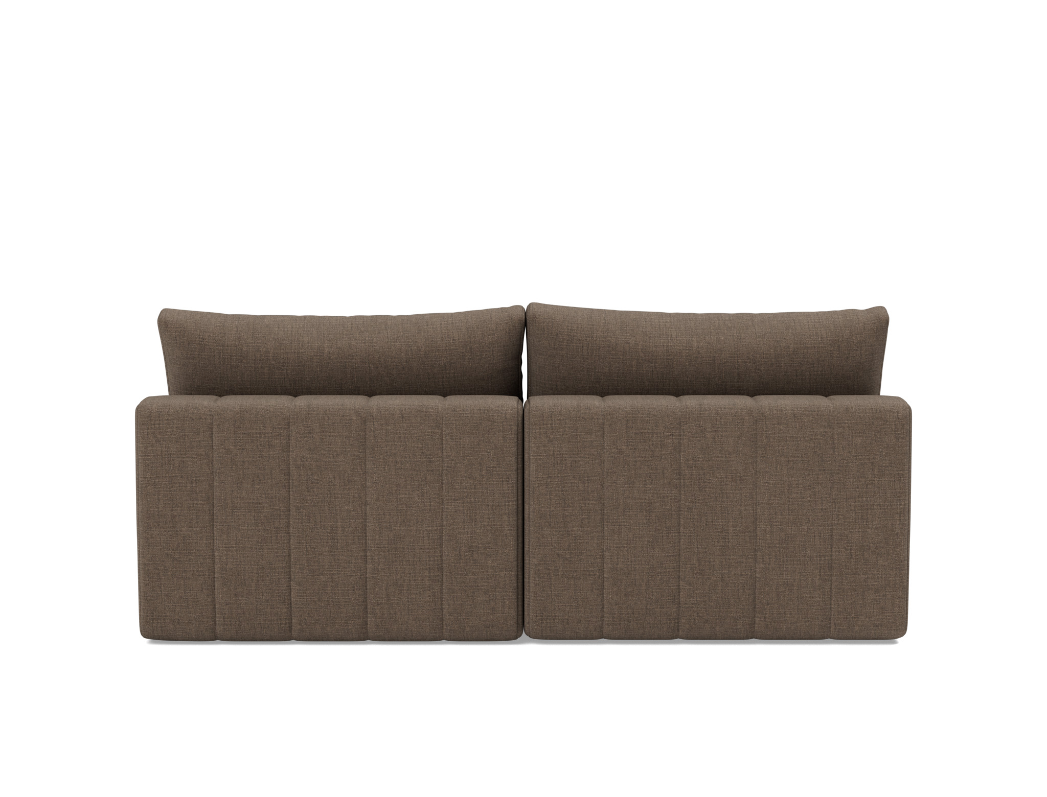 Schlafsofa Akello mit Chaiselongue Chenille Esina 411-Cedar-Brown