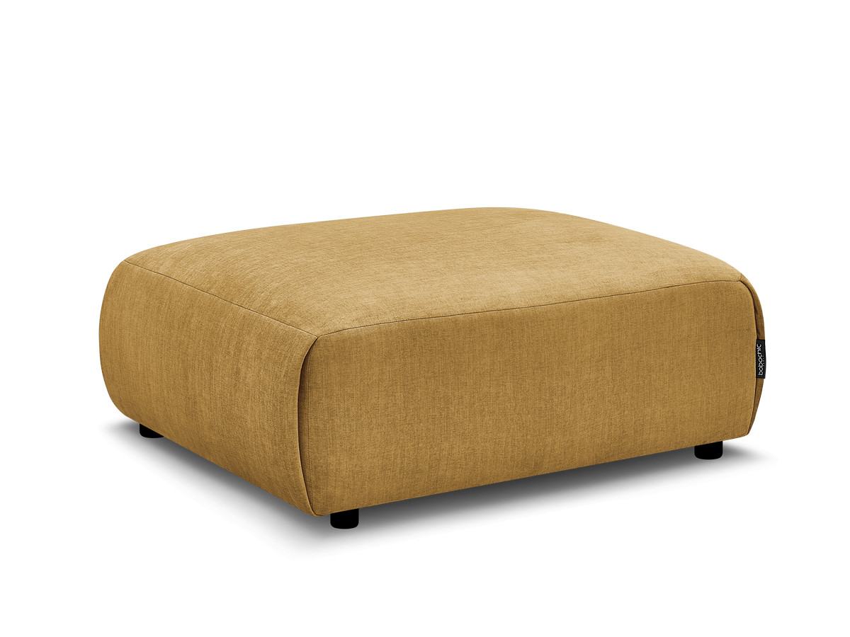 Bobochic Jana Pouf 94 × 114 cm Samt Gelb