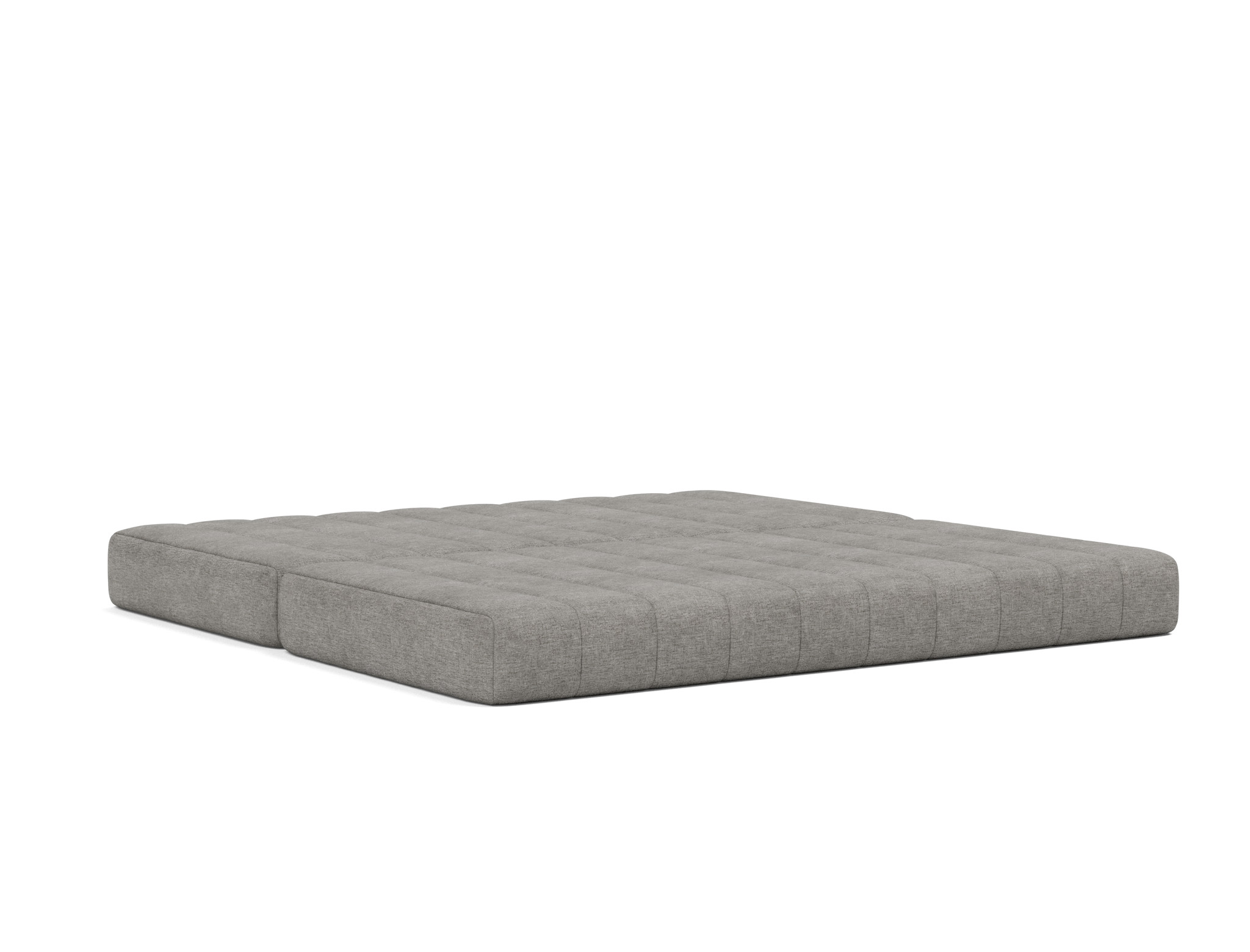 Schlafsofa CozyPad mit Armlehnen Flachgewebe Avella 282-Warm-Grey