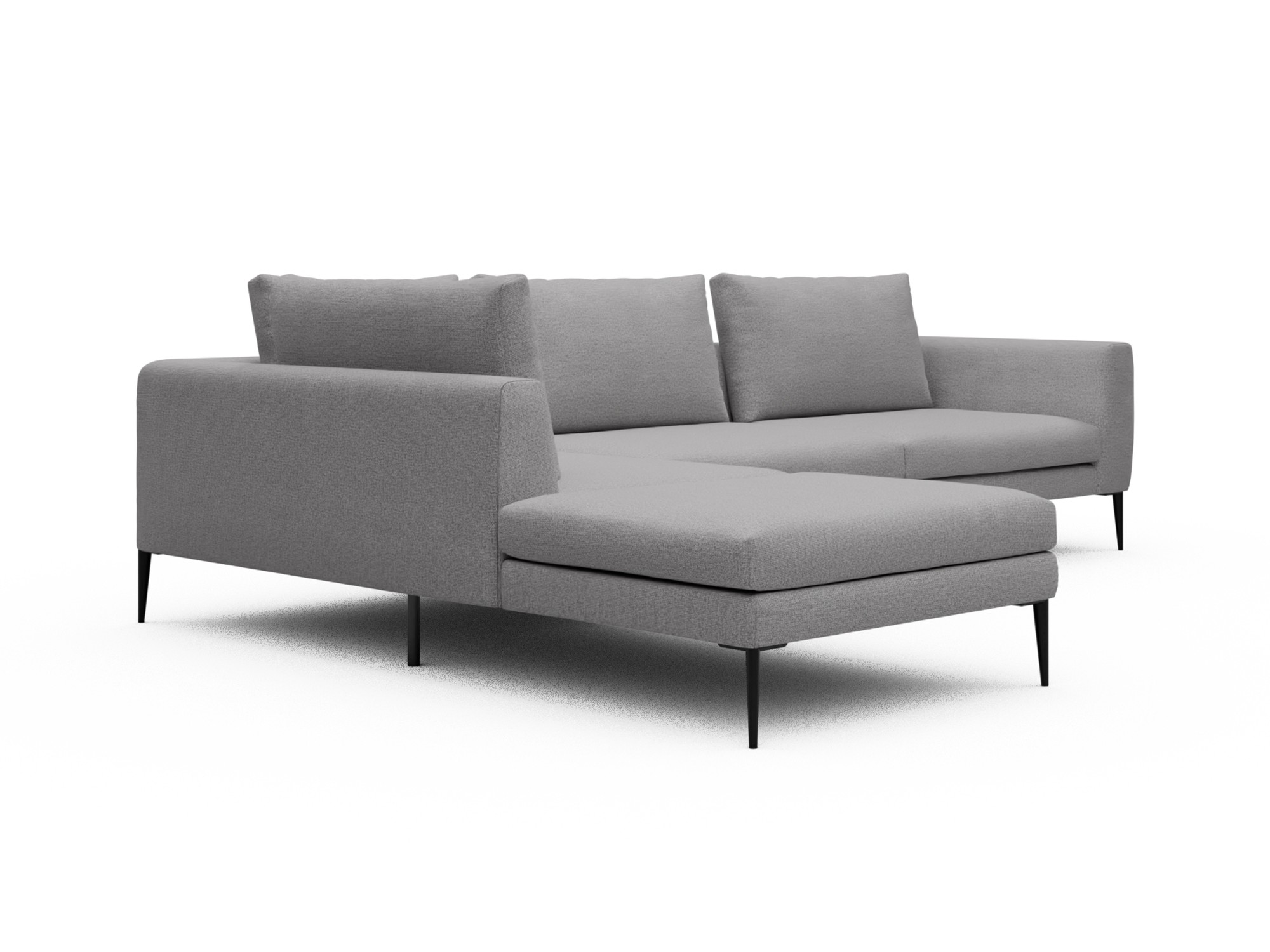 Skandi Home Ecksofa Paul Relax-Ecke links mit 3-Sitzer Sama-Grey moebelfaktor