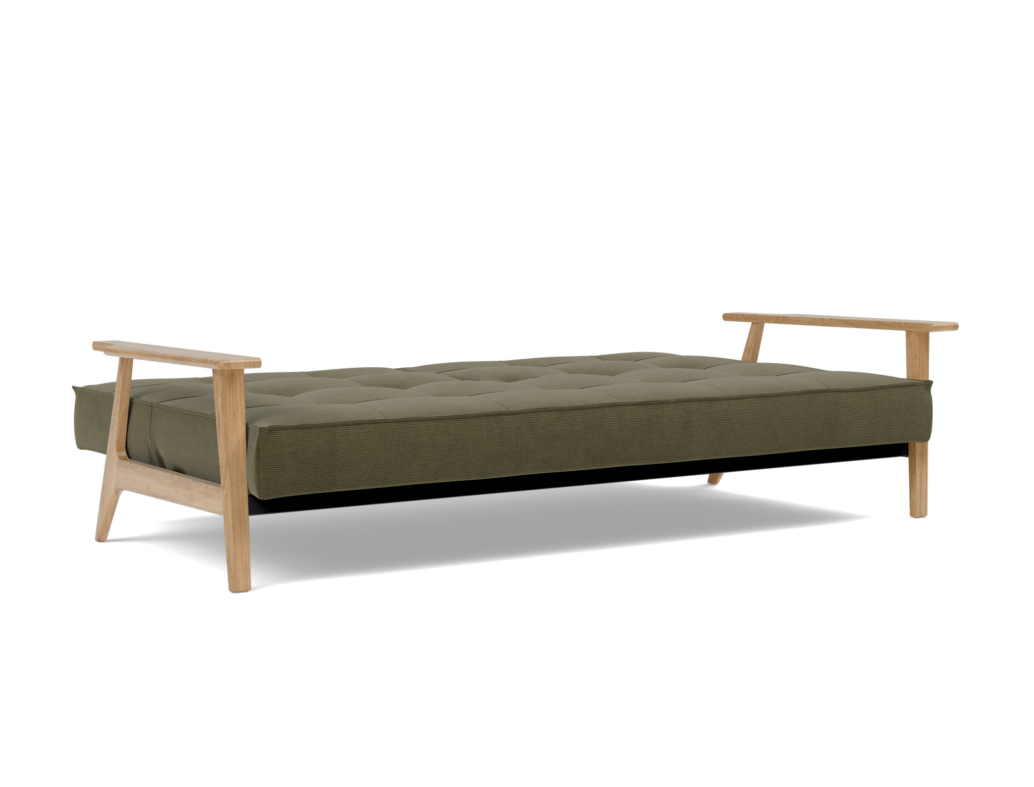 Schlafsofa Splitback Frej Kord Cordufine 316-Pine-Green