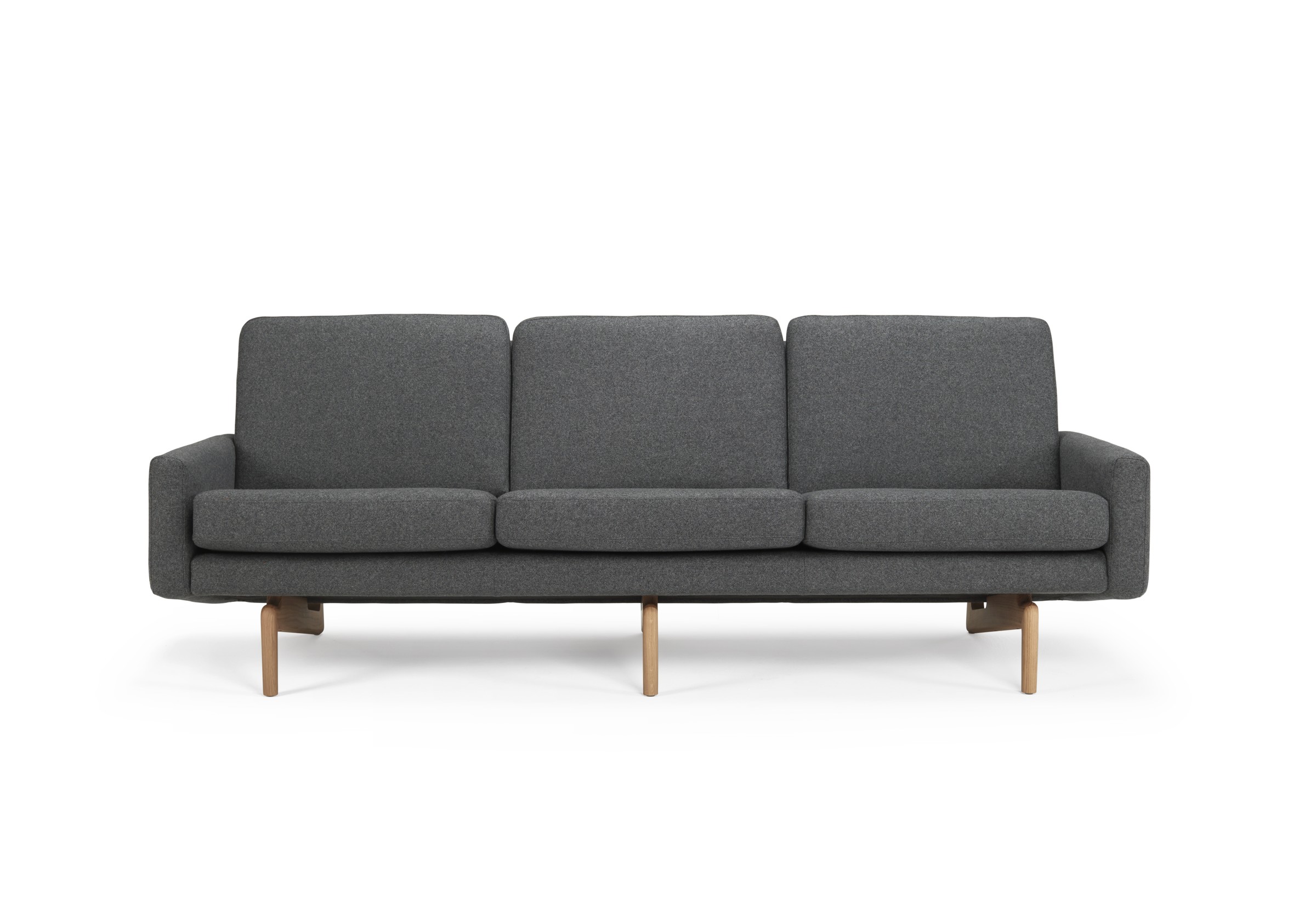 Sofa Arne 3-Sitzer Strukturierter Stoff Satya 441-Warm-Zinc