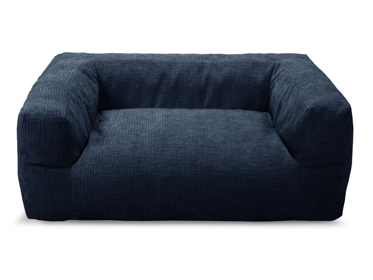 Bobochic Salto Hundekorb Strukturstoff Dunkelblau, Größe XXL (140 cm)
