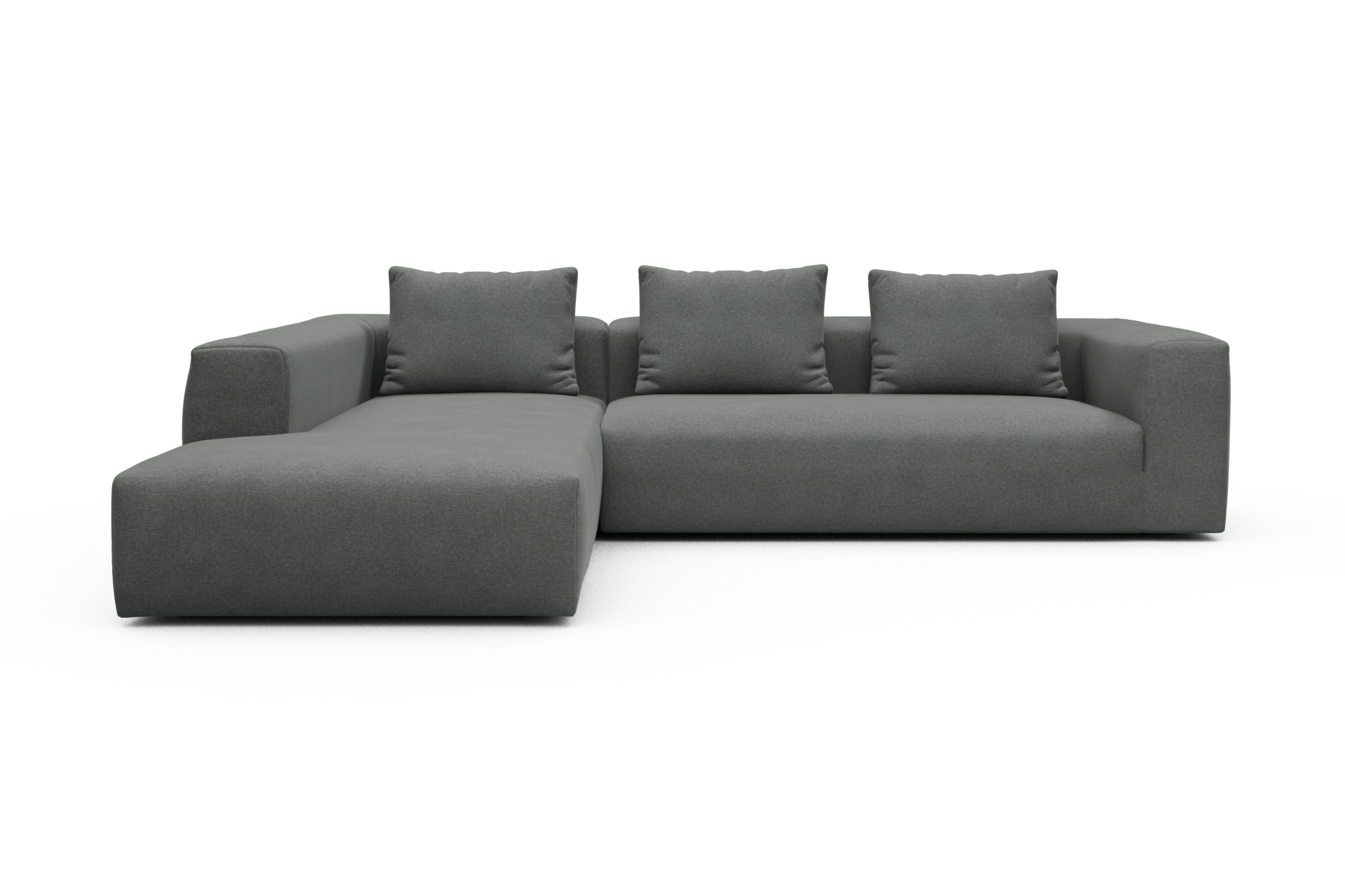 Skandi Home Ecksofa Fred Relax-Ecke links mit 2,5-Sitzer Satya-Steel moebelfaktor