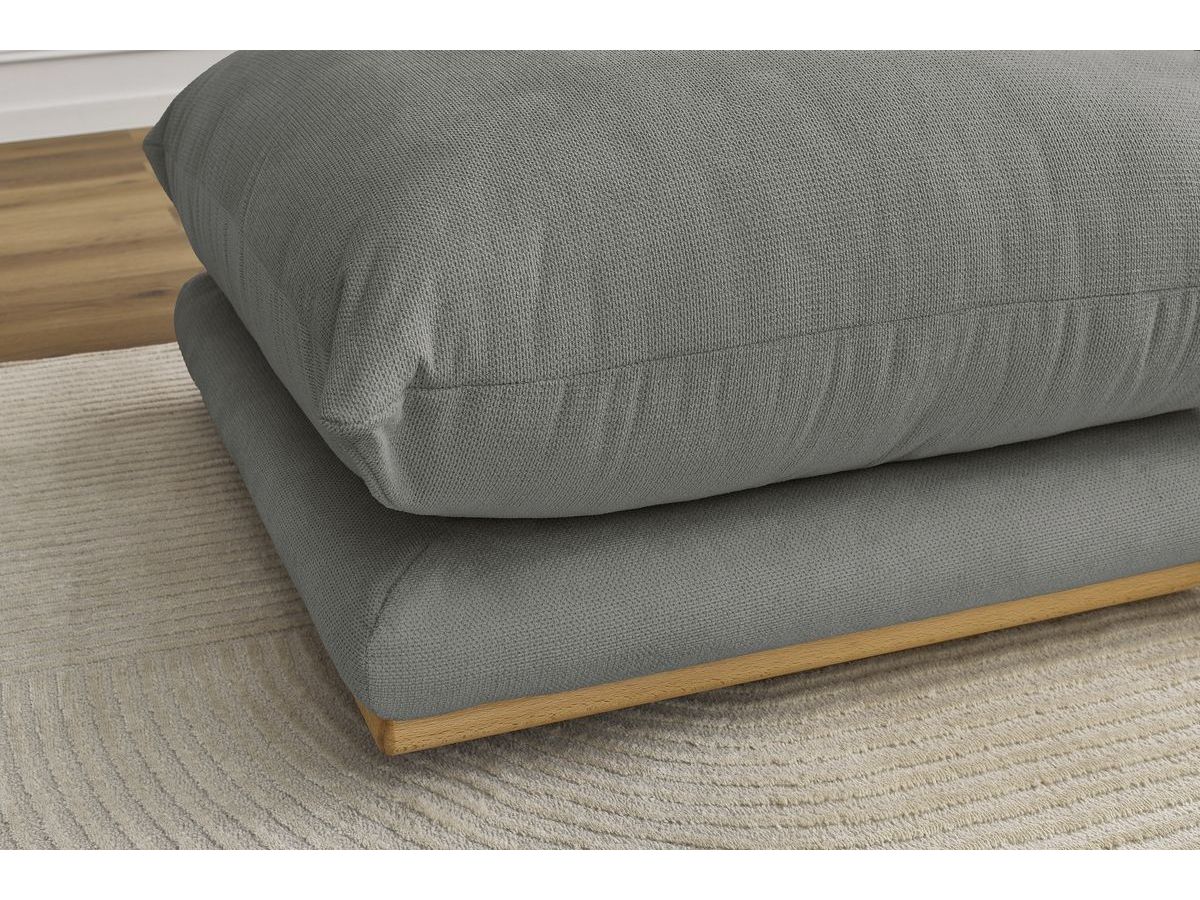 Bobochic Ernest Pouf Stoff Dunkelgrau