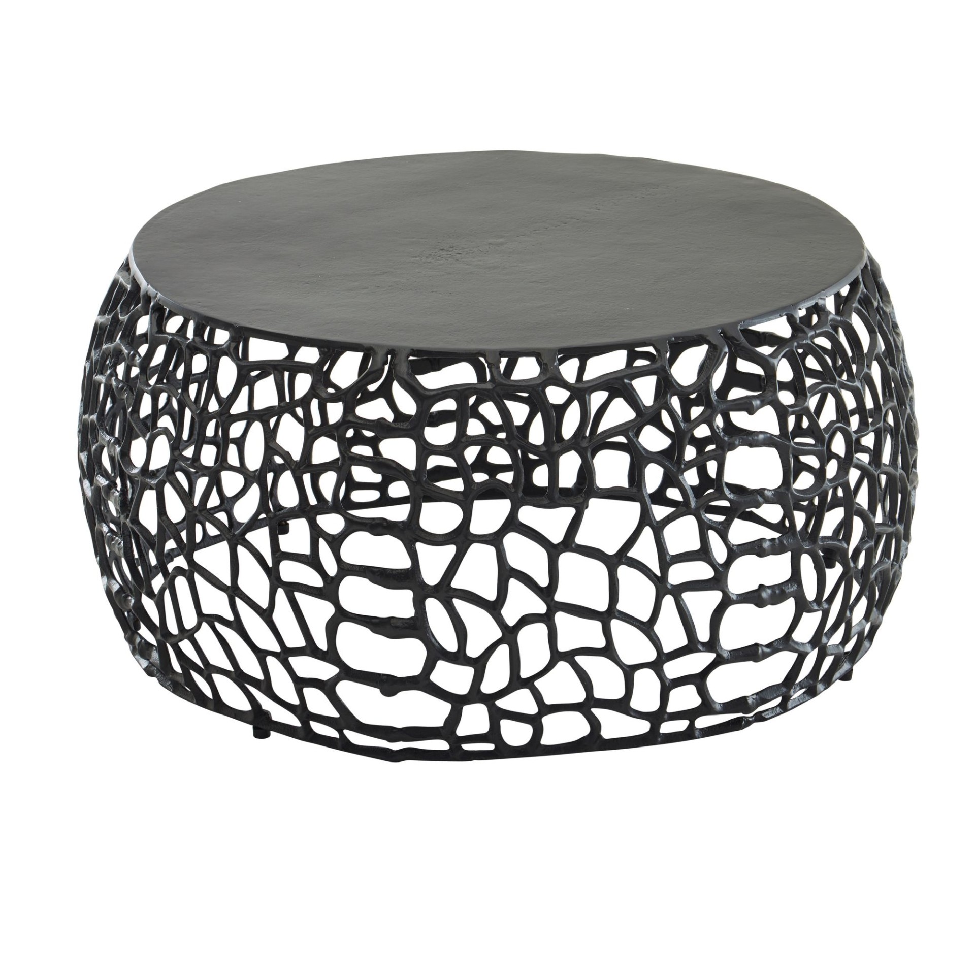 Couchtisch Brekke Schwarz Ø 66 × H 30 cm