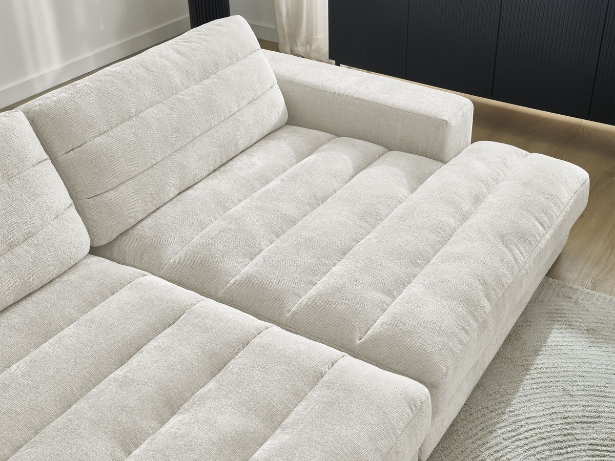 Bobochic Sierra Sofa 4-Sitzer Strukturstoff Beige
