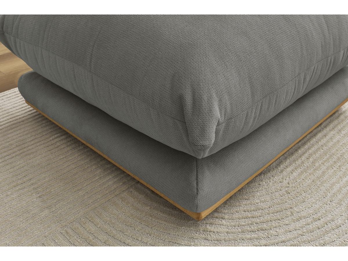 Bobochic Ernest Pouf Stoff Dunkelgrau