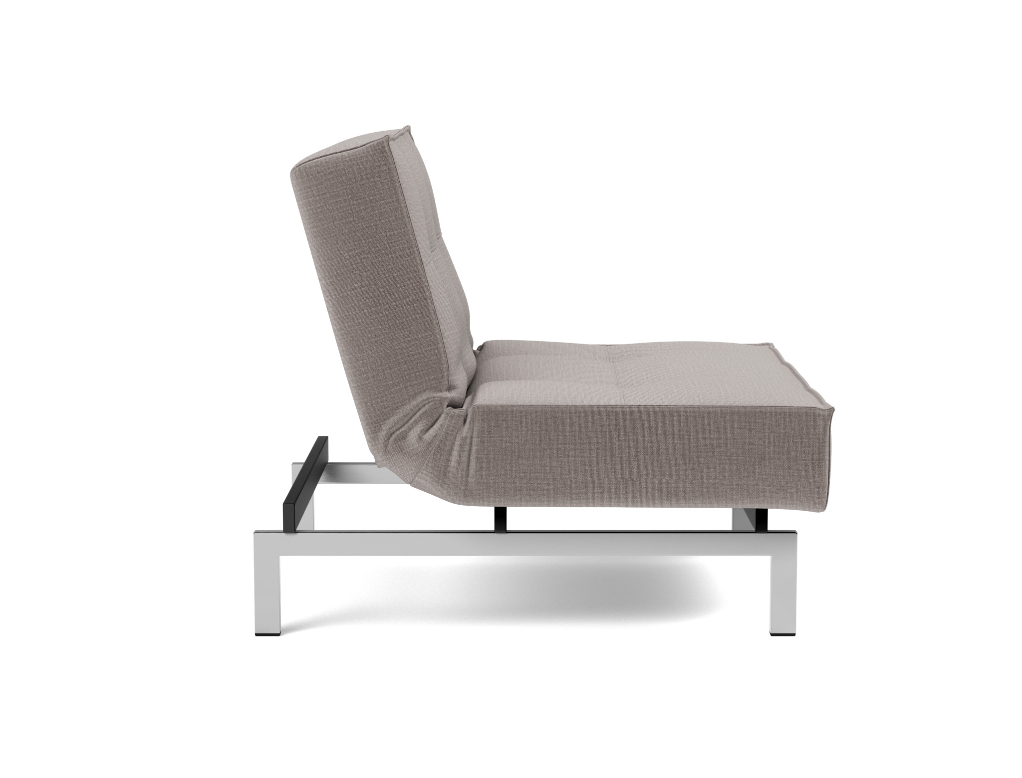Sessel Splitback Chenille Esina 418-Truffle Beine Chrom
