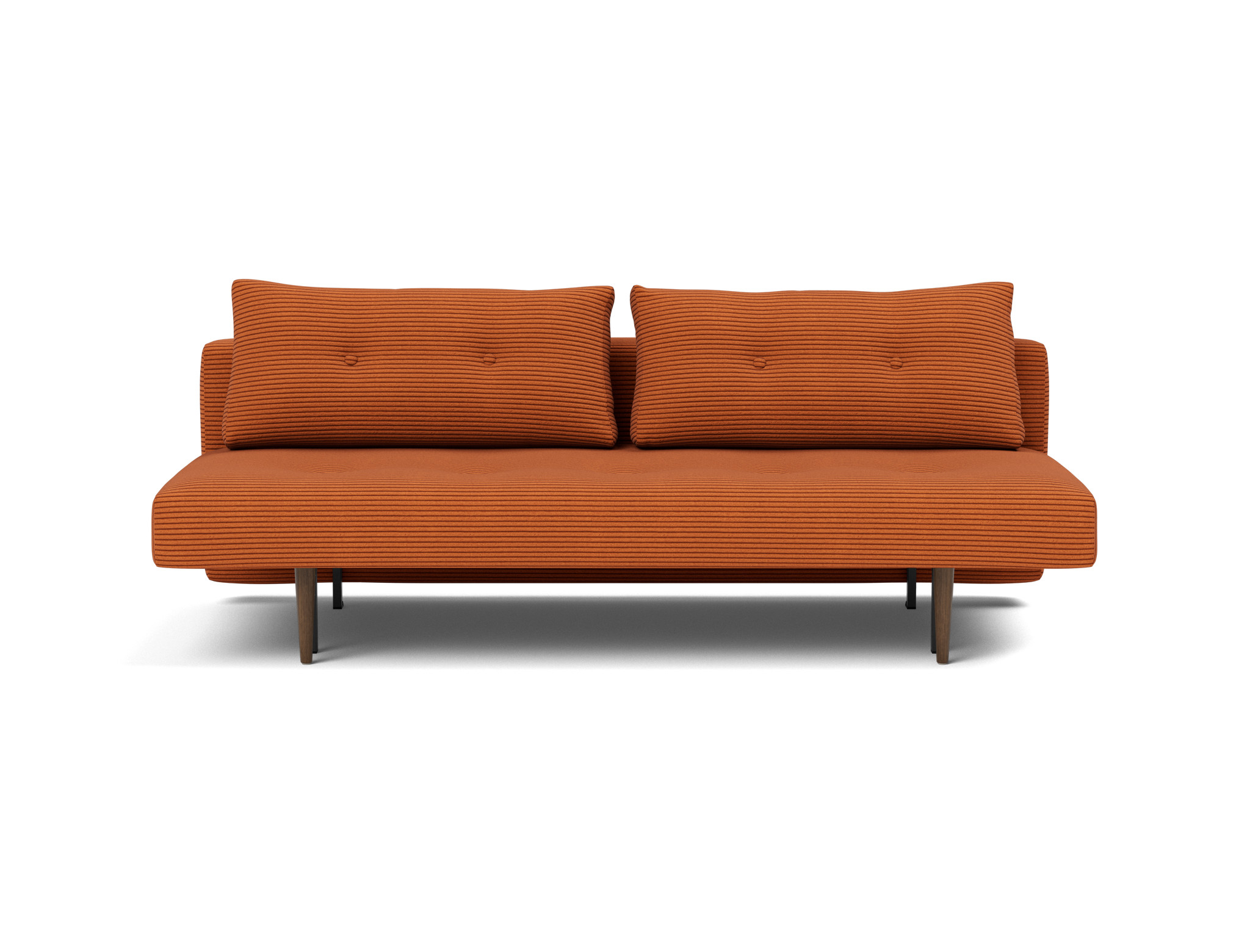 Schlafsofa Recast Kord Corduroy 595-Burnt-Orange