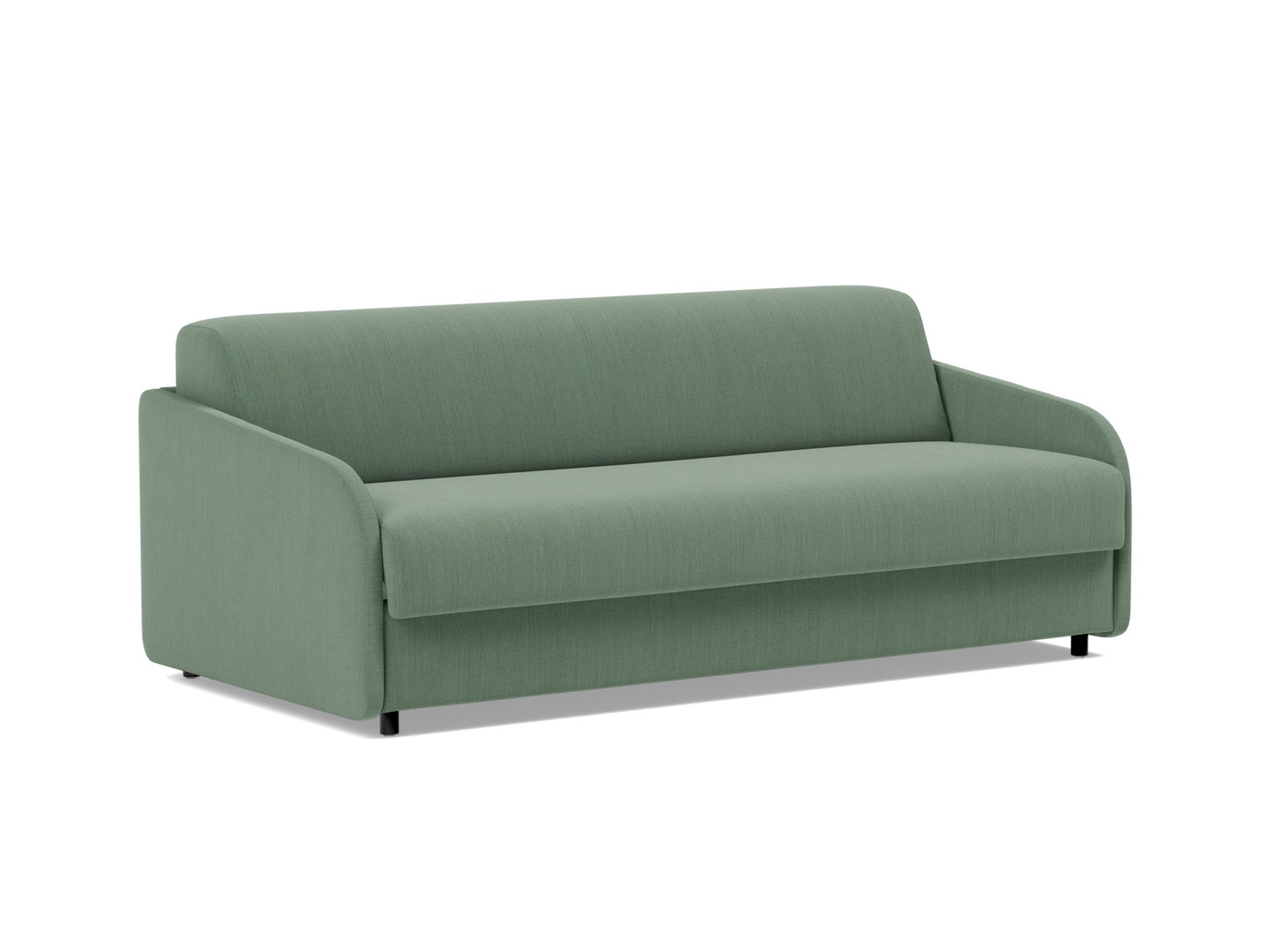 Schlafsofa Eivor mit Taschenfederkernmatratze 160 Flachgewebe Elegance 518-Green