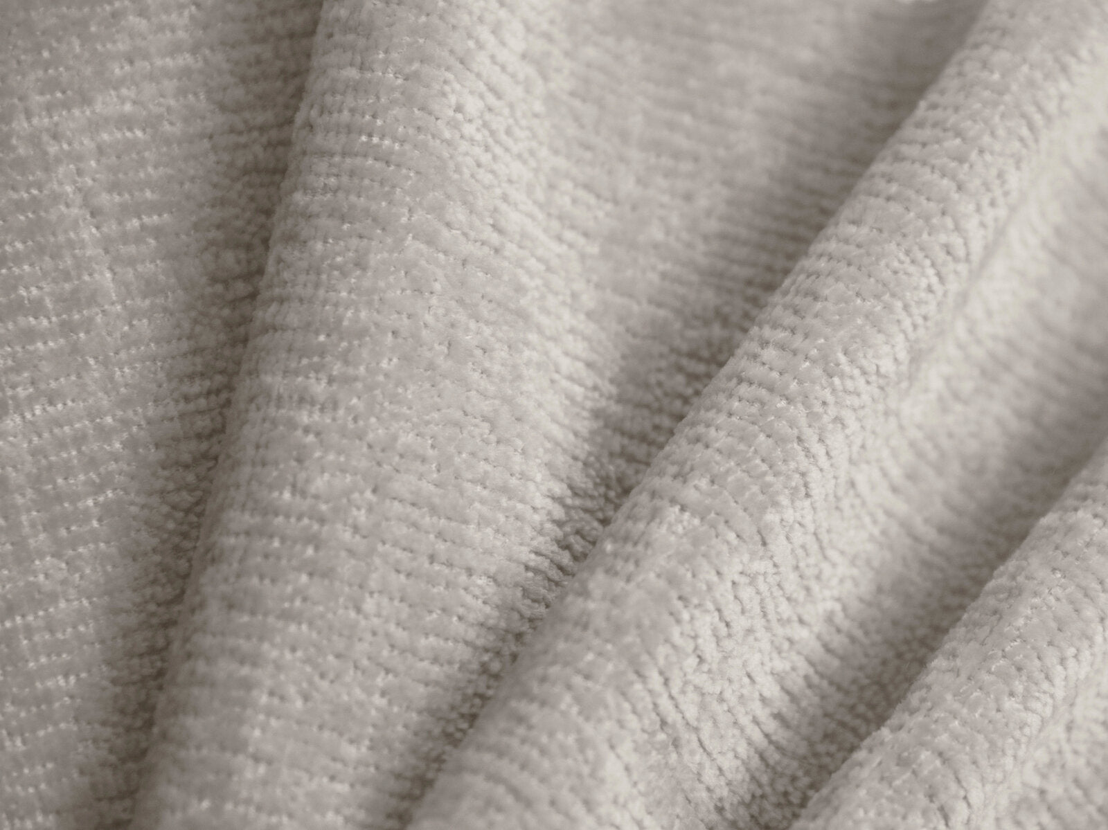 Micadoni Stauraumbett mit Kopfteil Ovalo Chenille Perfect Harmony Helles Beige 140x200