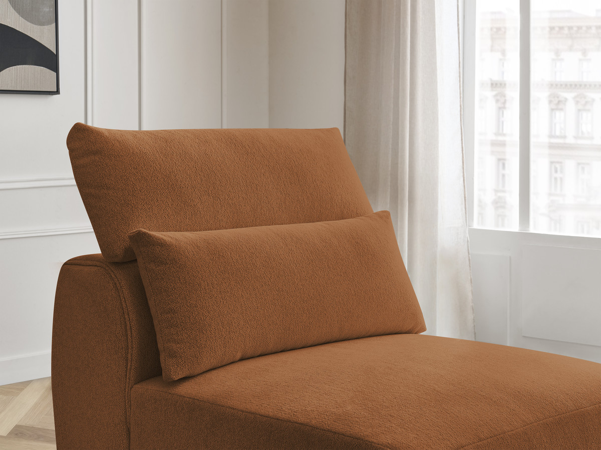 Bobochic Jana Sofamodul 1-Sitzer Melange-Stoff Orange