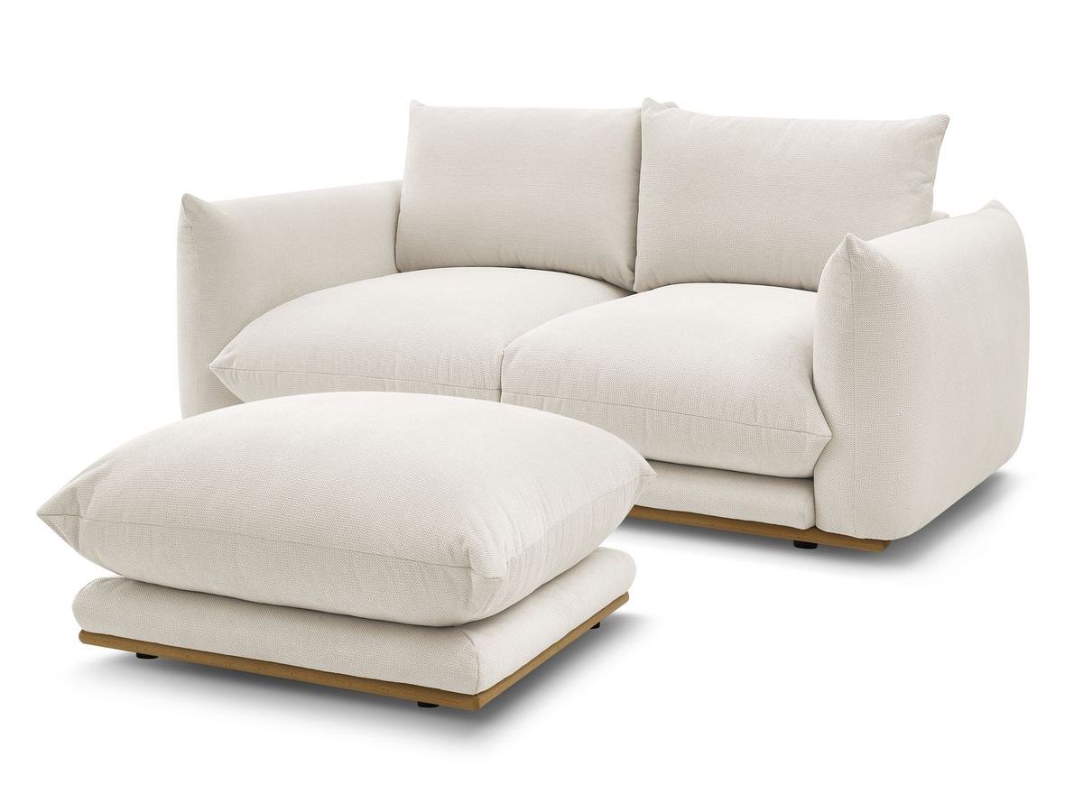 Bobochic Ernest Sofa 3-Sitzer mit Pouf 193 × 106 cm