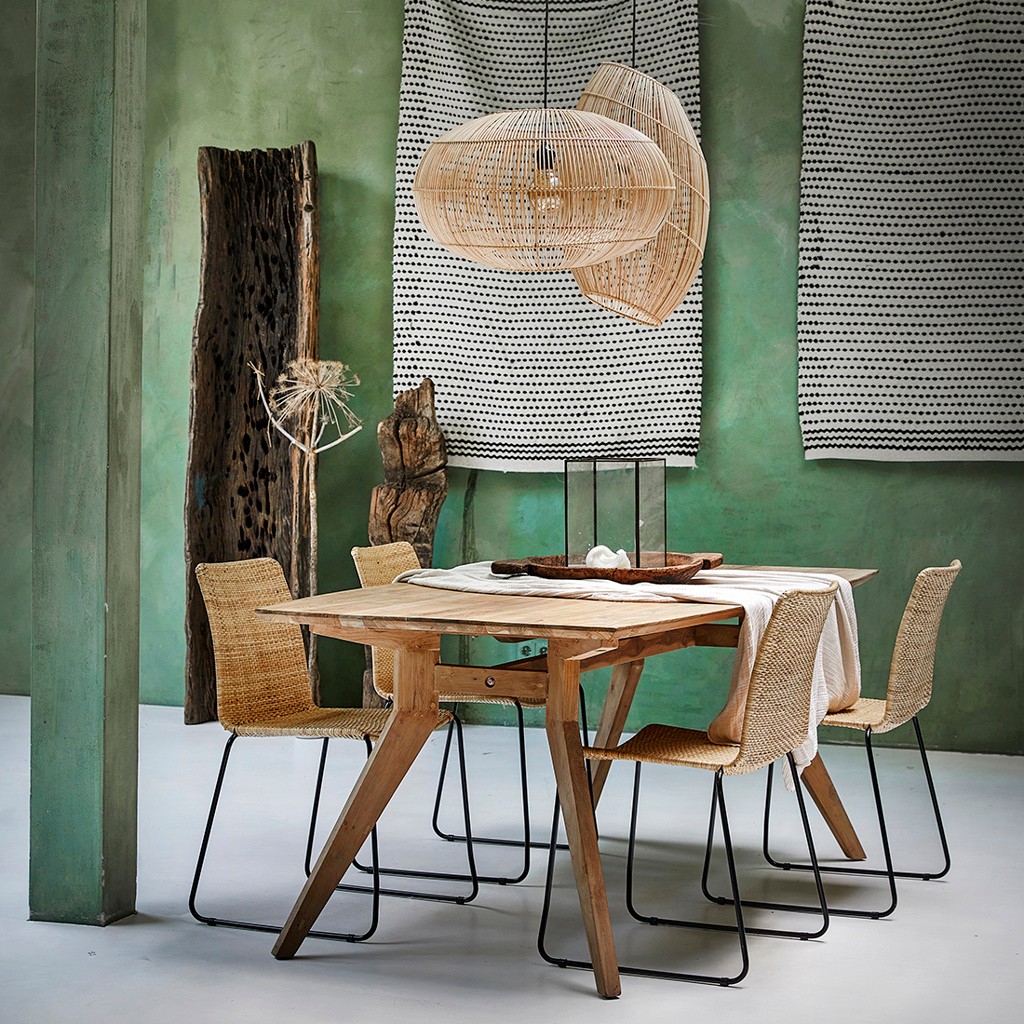 Raw Materials Rattan Pendelleuchte Orbit