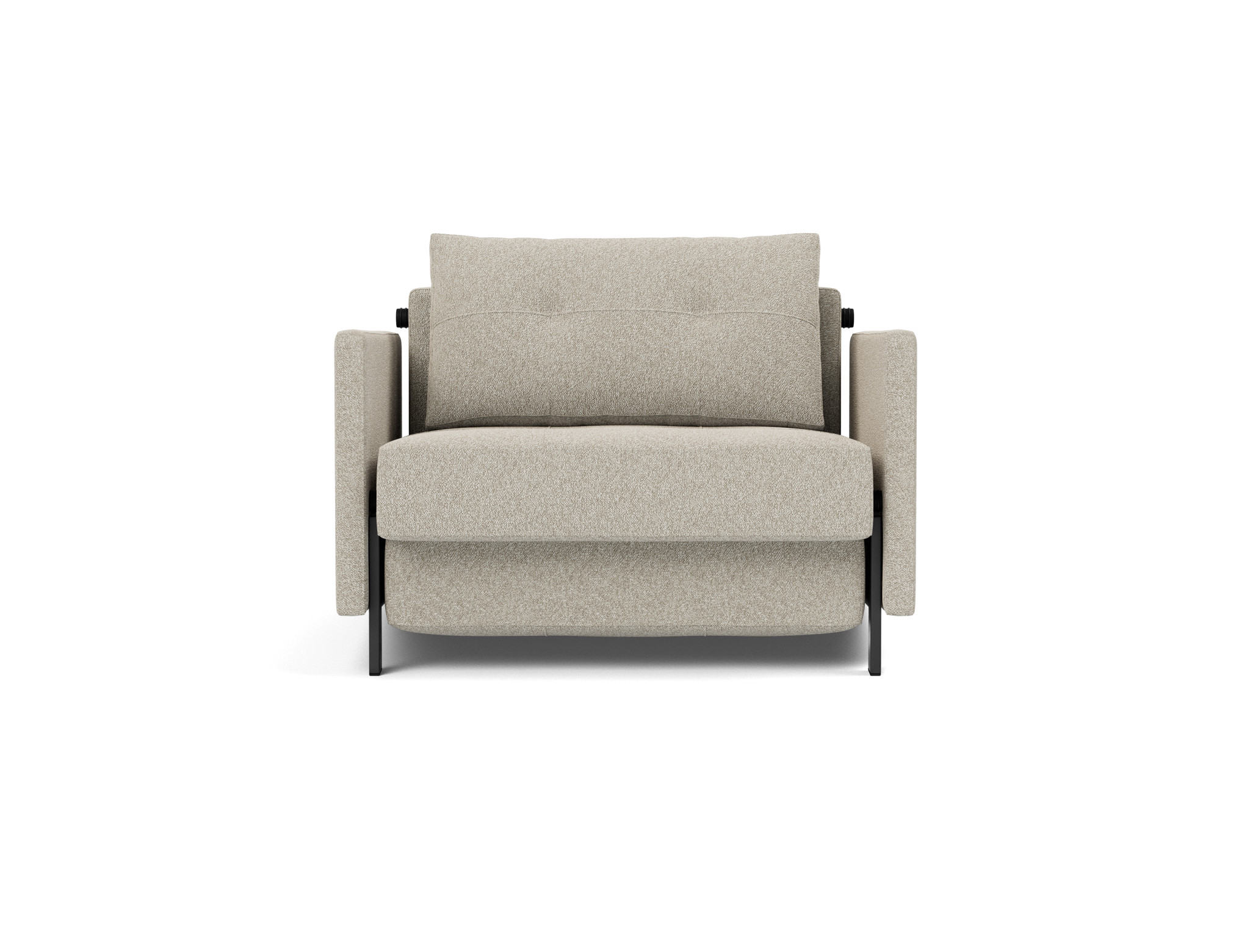 Schlafsessel Cubed 90 mit Armlehnen Boucle Skandi 539-Beige