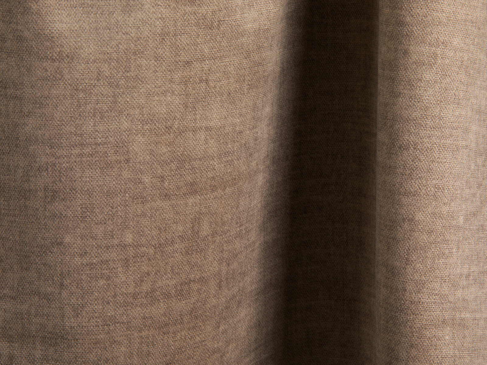 Micadoni Ecksofa Martina 3-Sitzer Links Samt Vogue Dunkelbeige