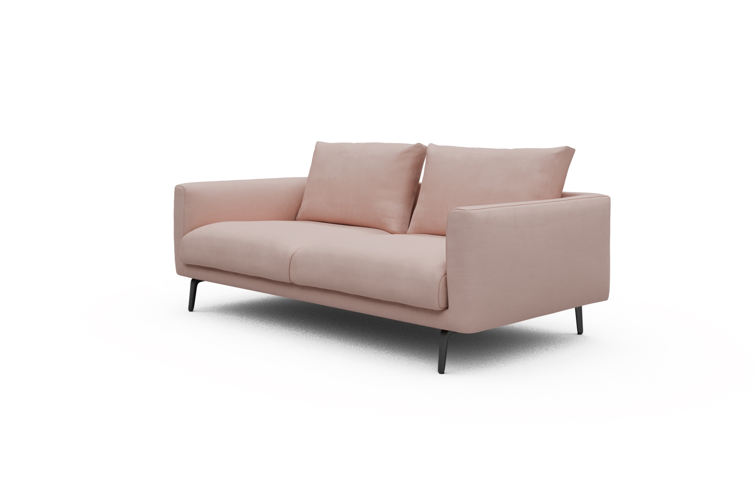 Sofa Karl 2-5-Sitzer Cordufine-Blush