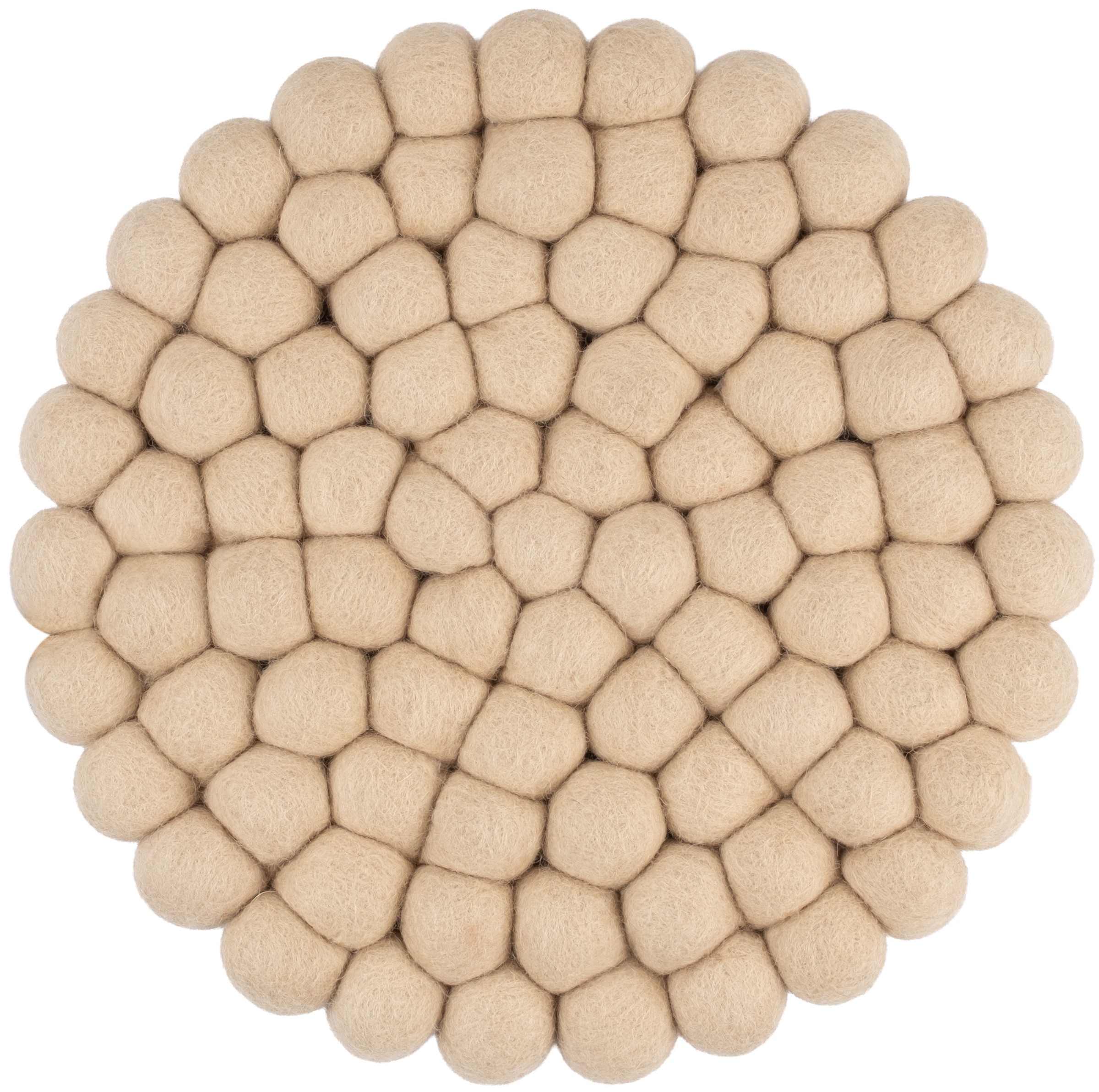 levi-topfuntersetzer-filzkugel-rund-beige-draufsicht-1