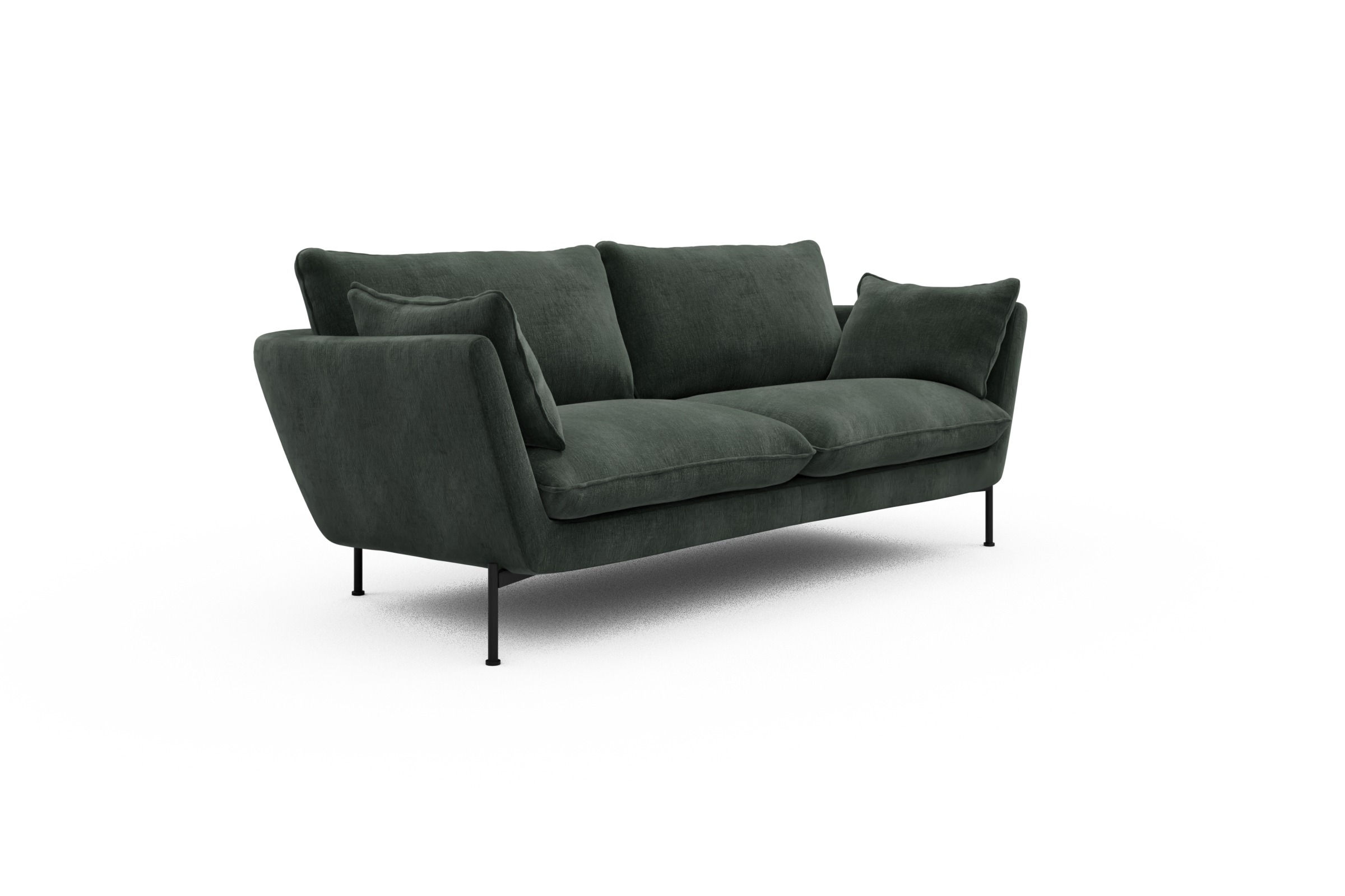 Sofa Anton 2-Sitzer Smooth-Laurel-Green