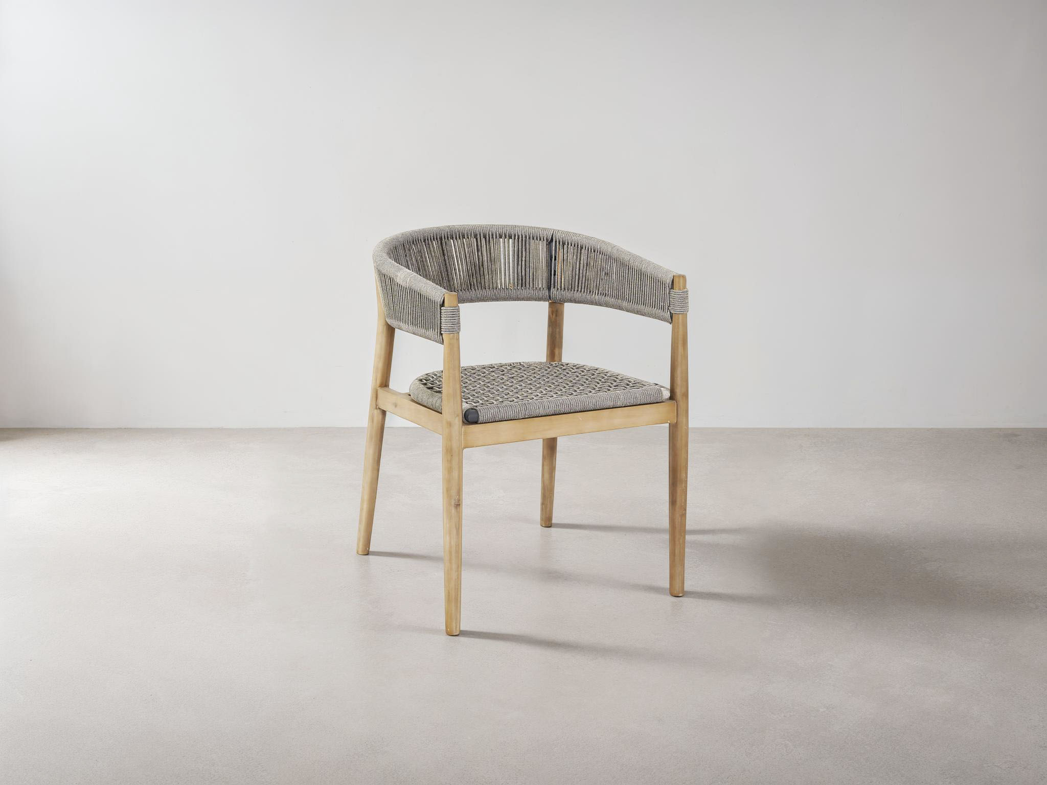 Micadoni Stuhl Miara 1-Sitzer Kord Beige