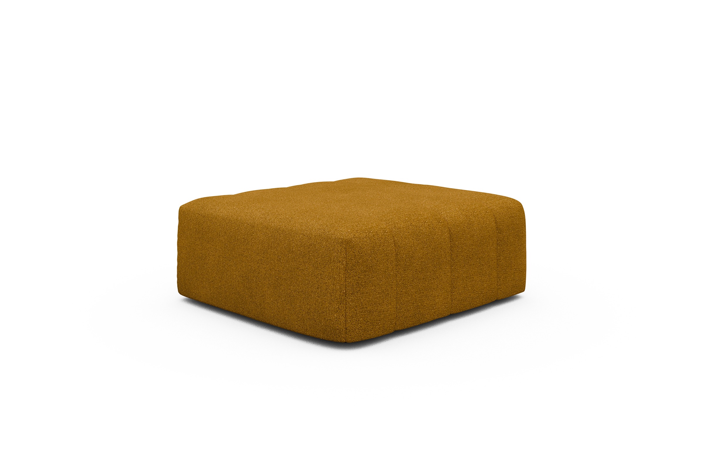 Sitzhocker Hugo Ottomane Boucle-Ochre