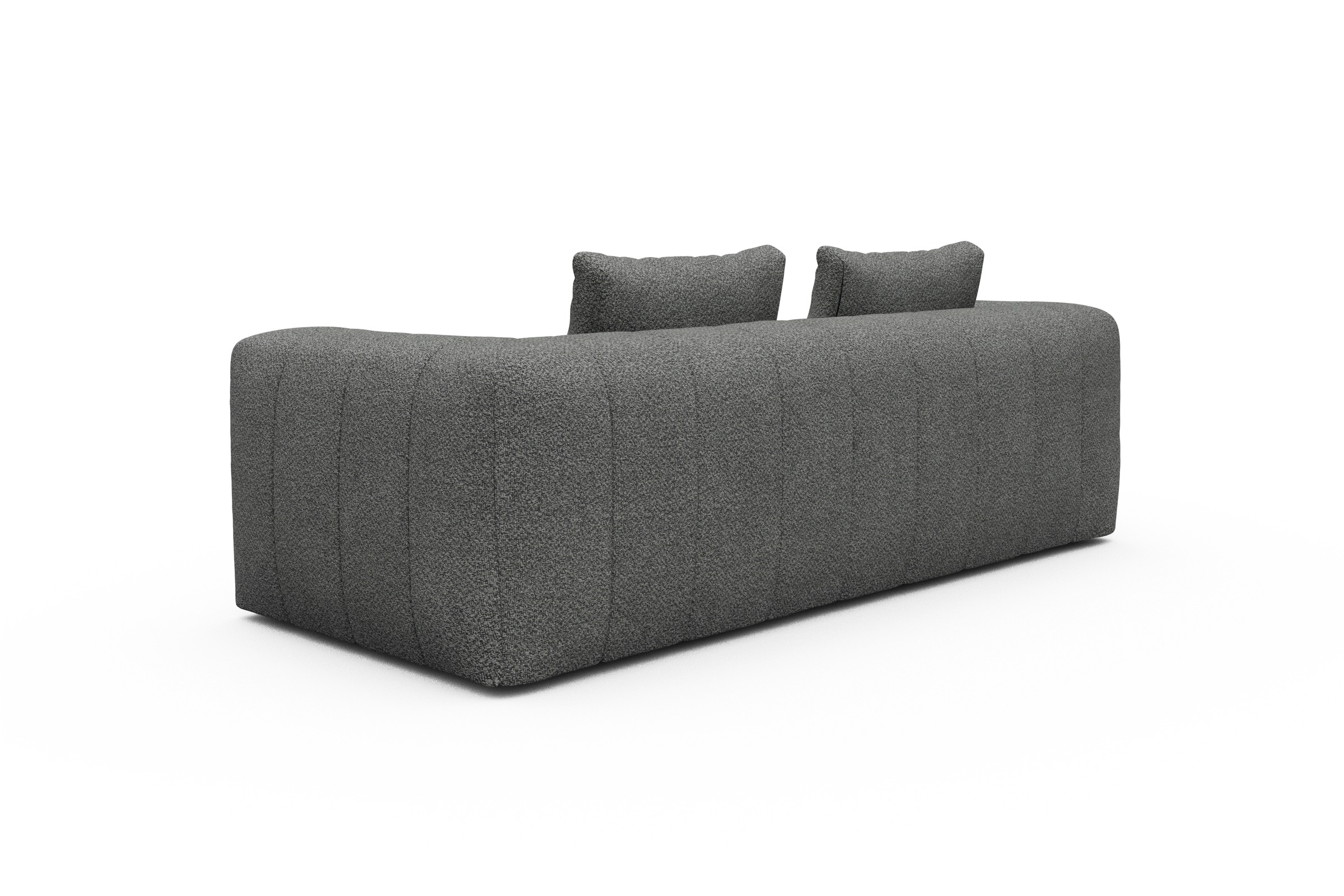 Sofa Hugo 3-Sitzer Vanora-Warm-Grey