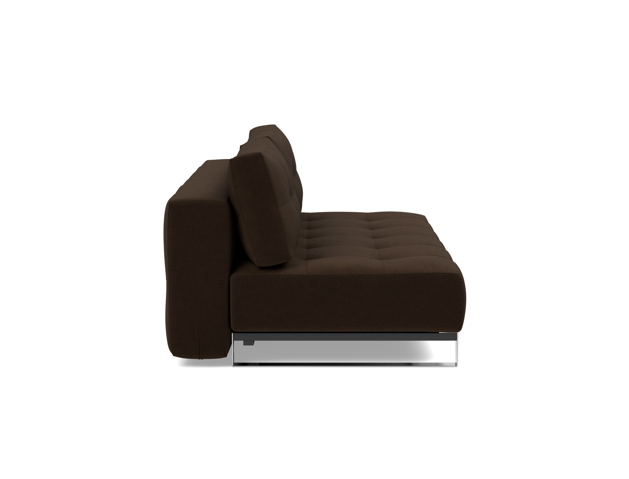 Schlafsofa Supremax D.E.L. Strukturierter Stoff Taura 358-Chocco