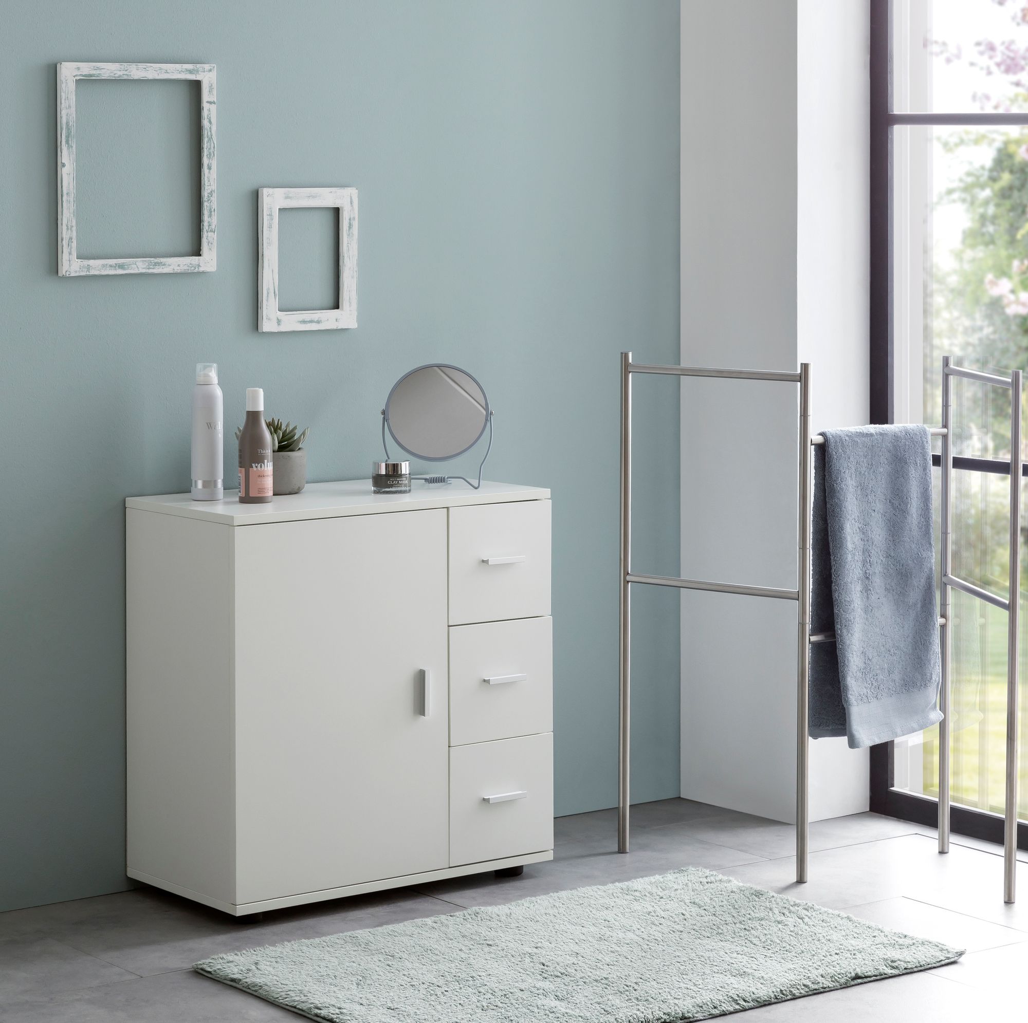 Unterschrank Korsor Weiß 60 × 33 × 65,5 cm
