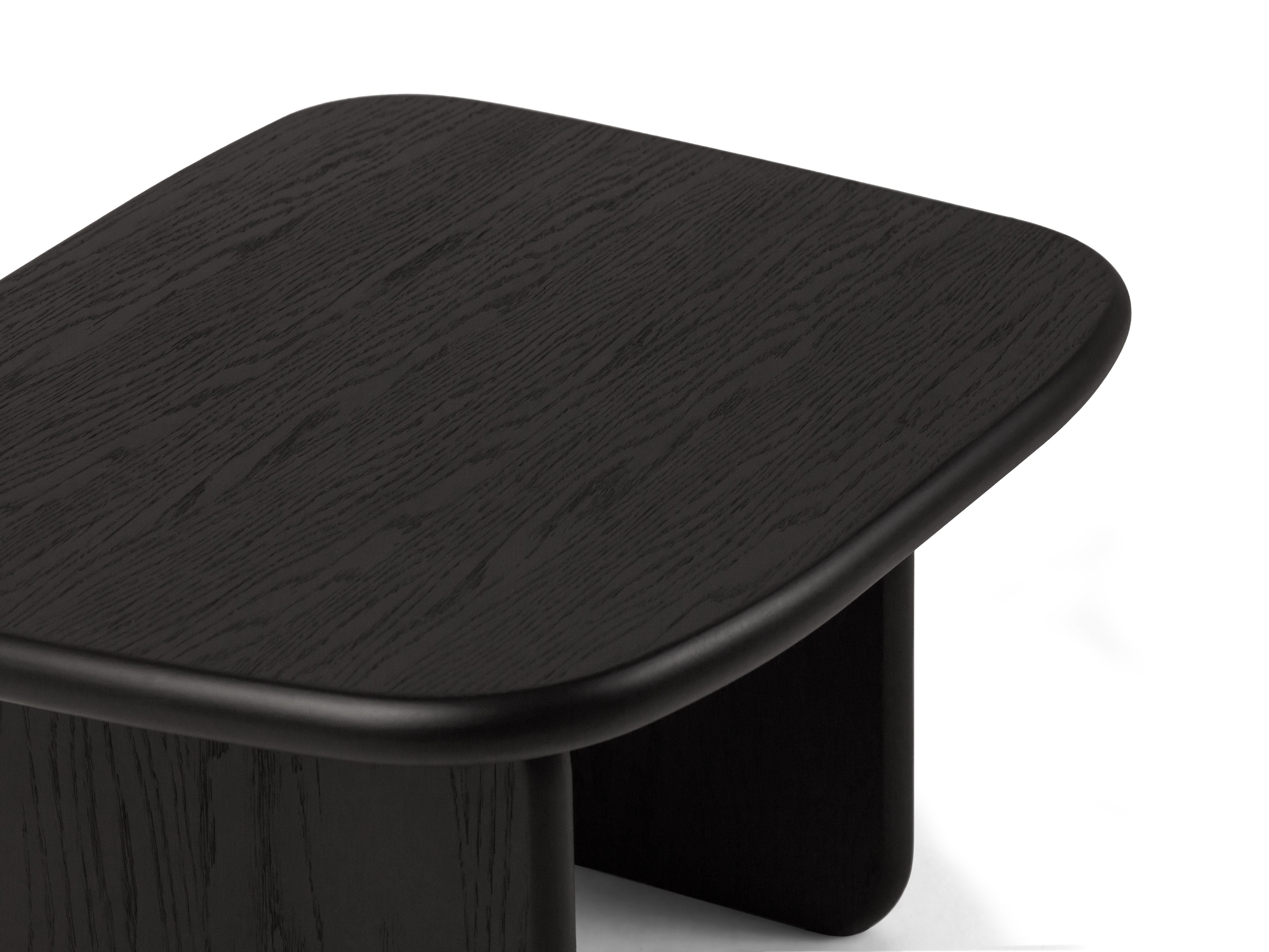 Micadoni Lana Kaffeetisch 75 cm Schwarze Eiche
