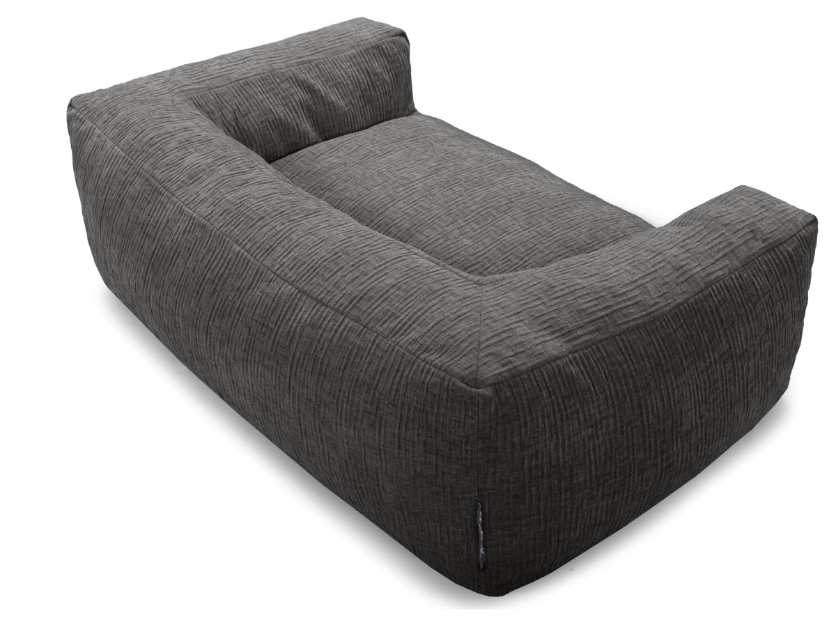 Bobochic Salto Hundekorb Strukturstoff Dunkelgrau, Größe XL (115 cm)