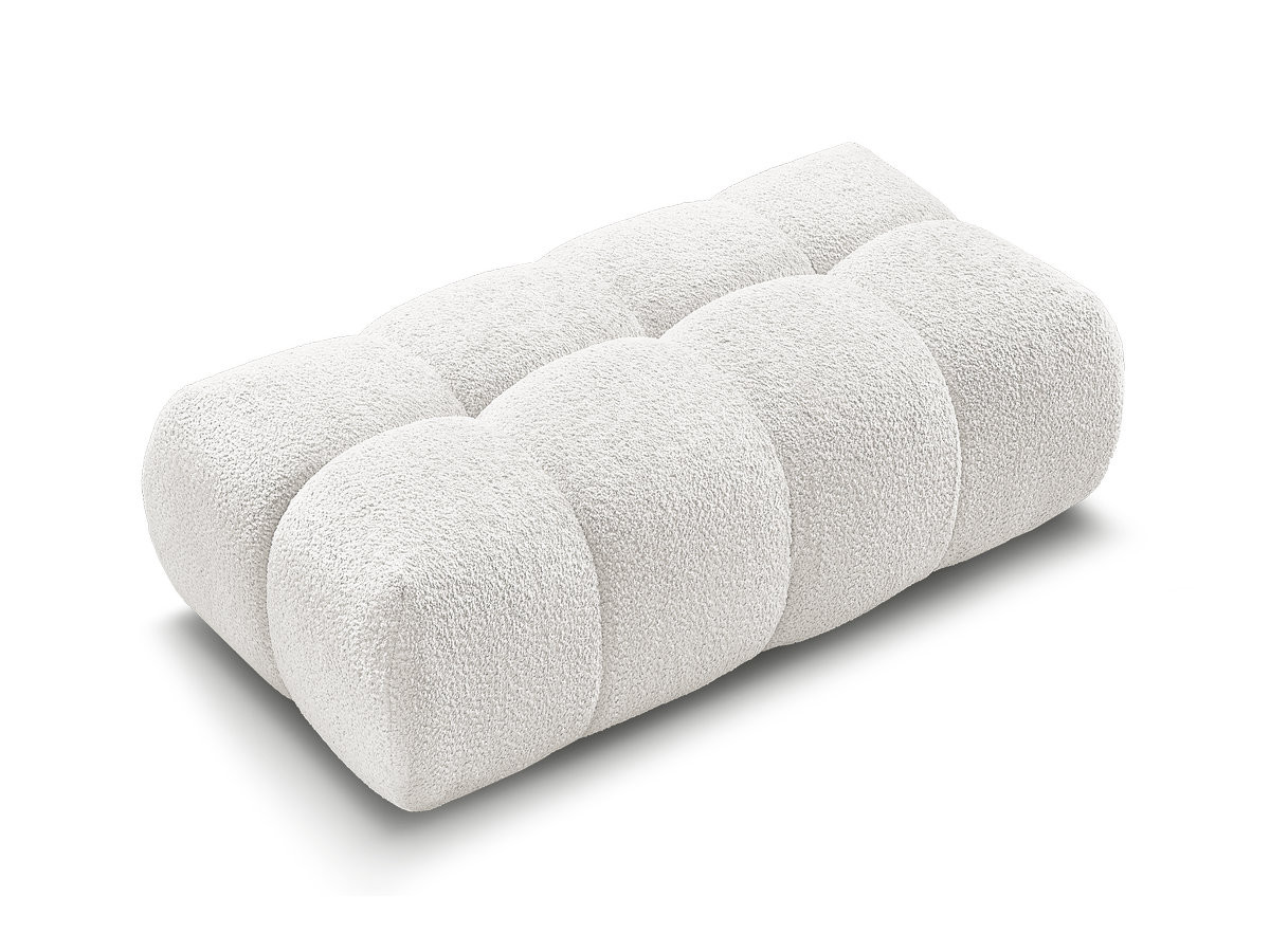 Bobochic Jaya Pouf Chenille Weiß