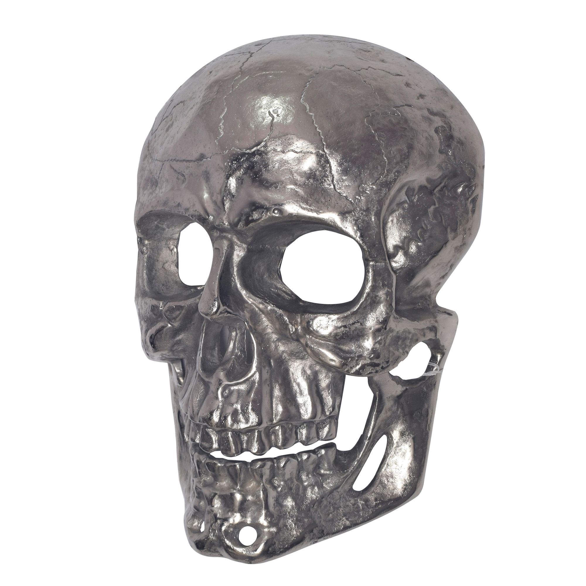 Wandobjekt Ibestad Aluminium Silber 30 × 15,5 × 41 cm