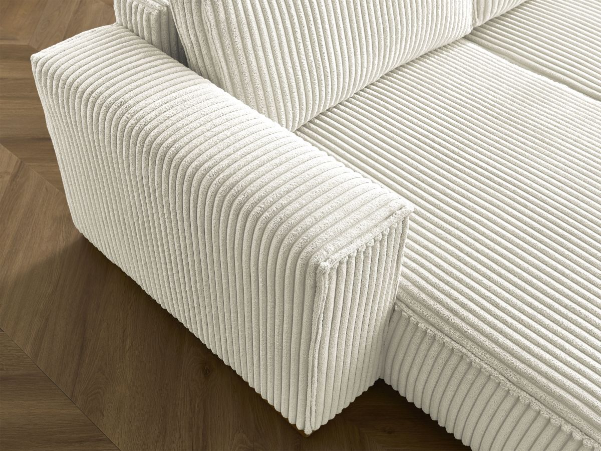Bobochic Chelsea Wohnlandschaft Breitcord weich Beige