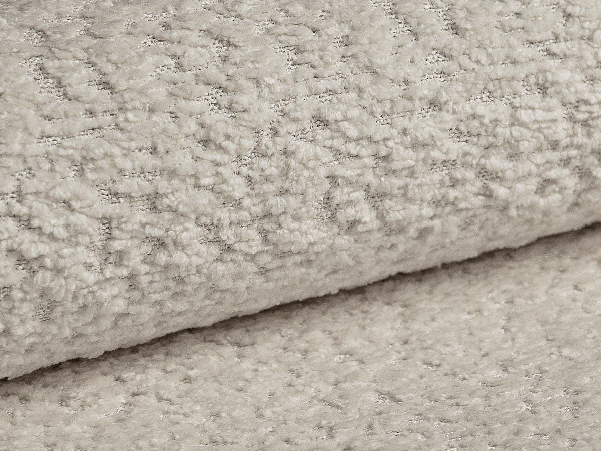 Micadoni Ella Ecksofa mit Bettfunktion und Stauraum Links Boucle CORAL Helles Beige